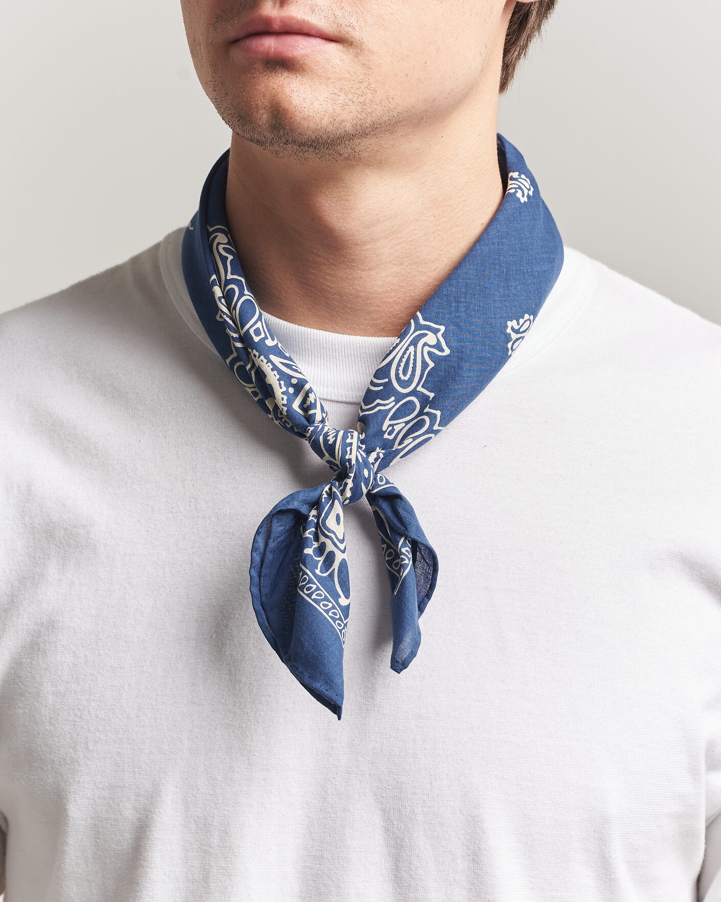 Heren | Sjaals | Polo Ralph Lauren | Printed Bear Scarf Navy Multi