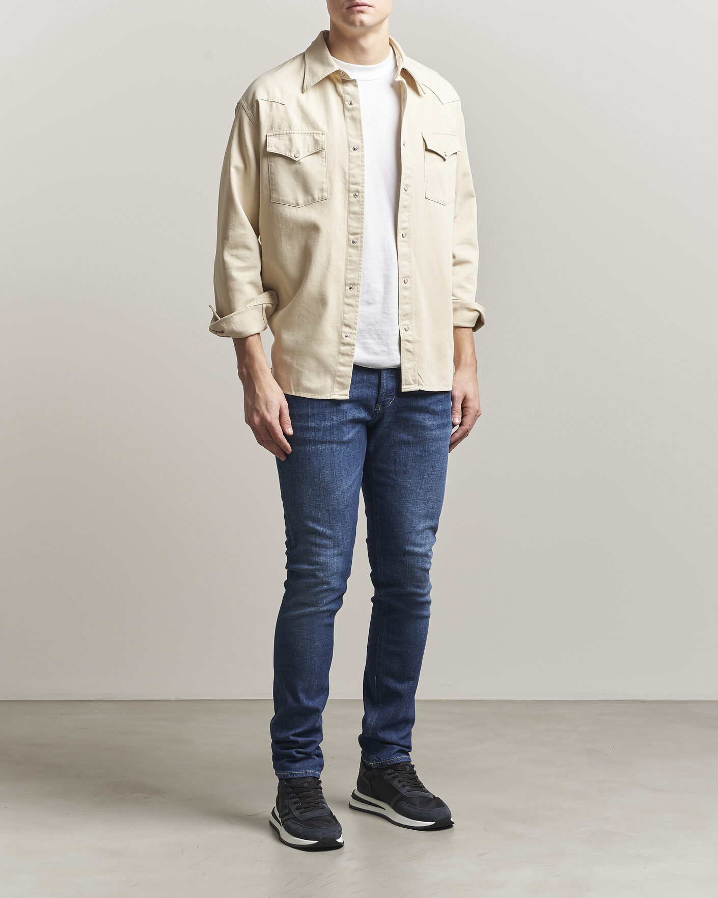 Heren | Jeans | Dondup | George Jeans Dark Blue