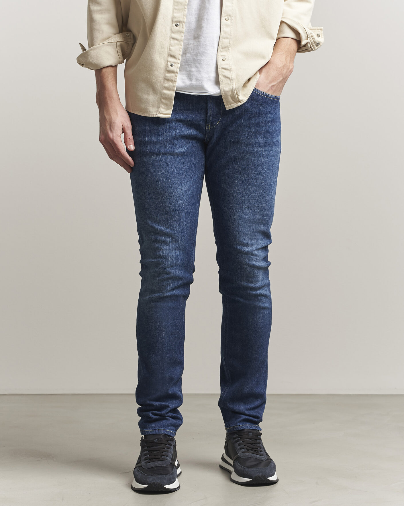 Heren | Jeans | Dondup | George Jeans Dark Blue