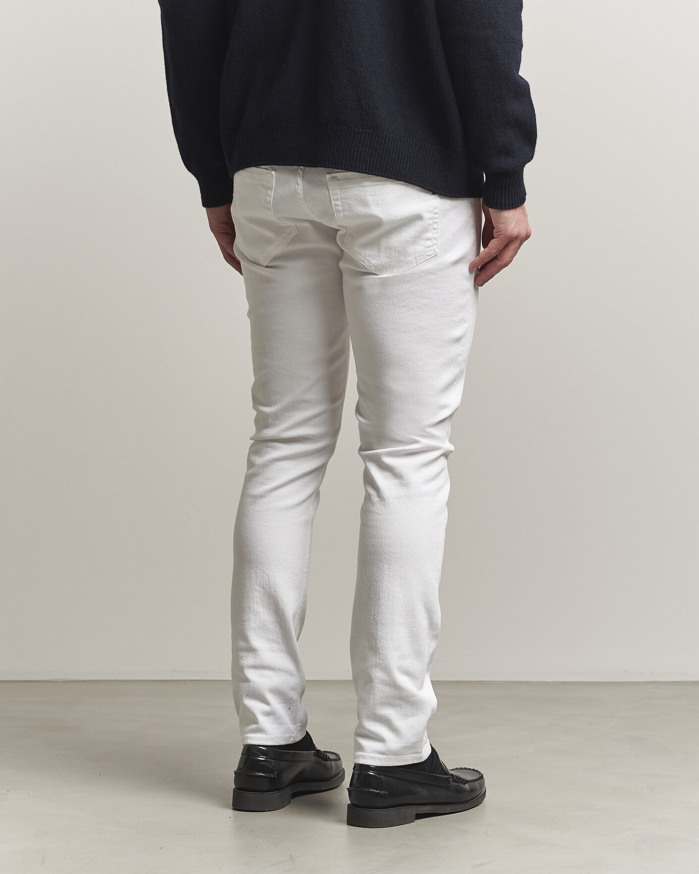 Heren | Broeken | Dondup | George Bullstretch 5-Pocket Pants White