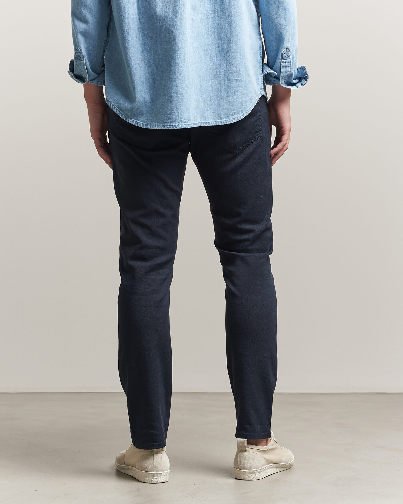 Heren | Broeken | Dondup | George Bullstretch 5-Pocket Pants Navy