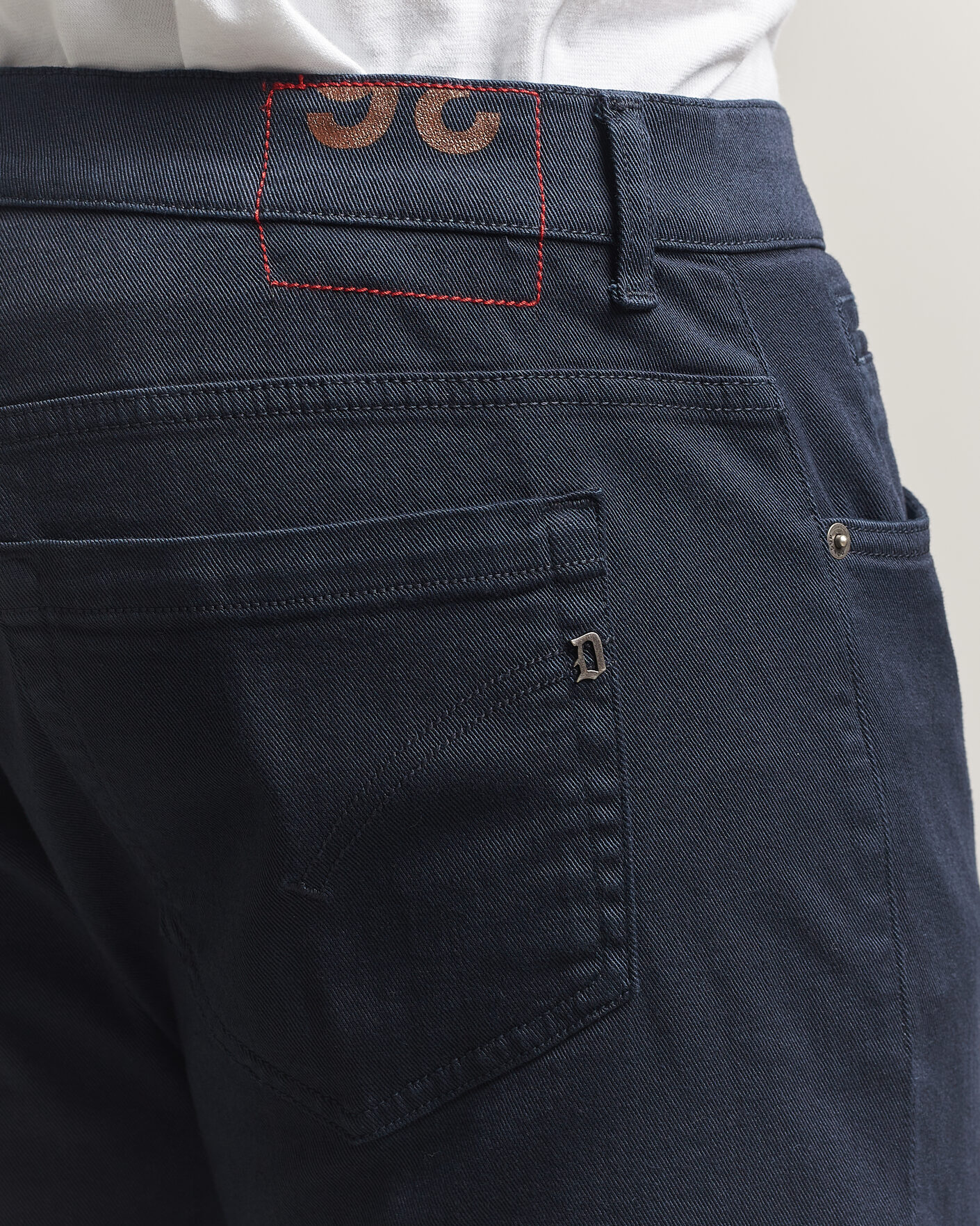 Heren | Broeken | Dondup | George Bullstretch 5-Pocket Pants Navy