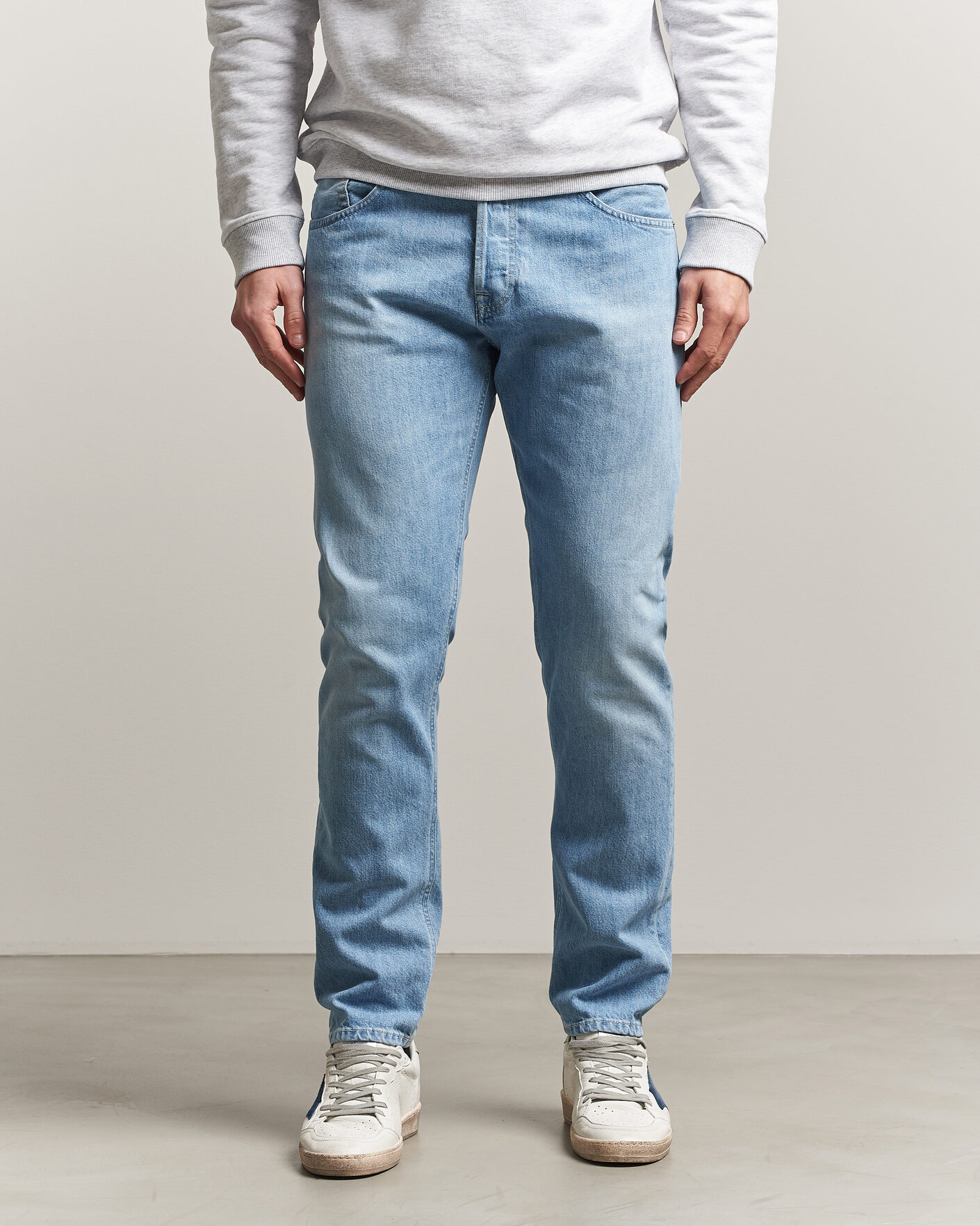 Heren | Jeans | Dondup | Icon Regular Fit Jeans Light Blue