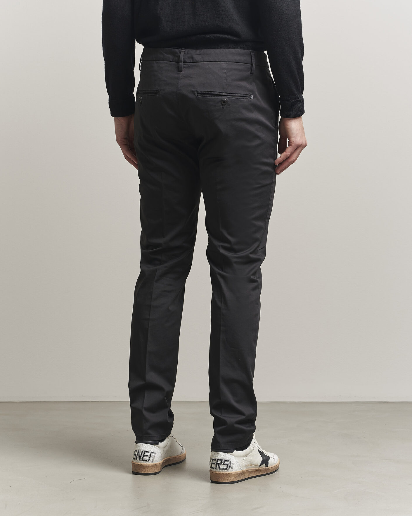 Heren | Broeken | Dondup | Spiritisimo Cotton Chinos Black