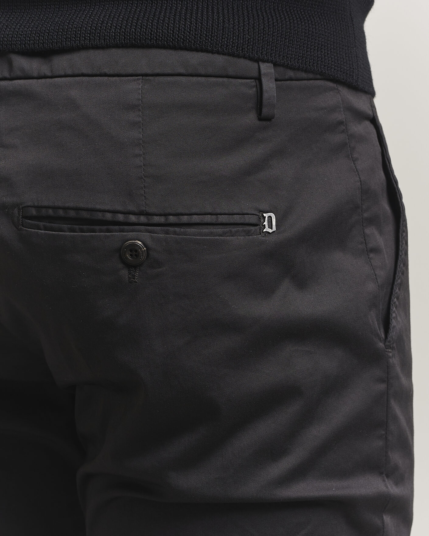 Heren | Broeken | Dondup | Spiritisimo Cotton Chinos Black