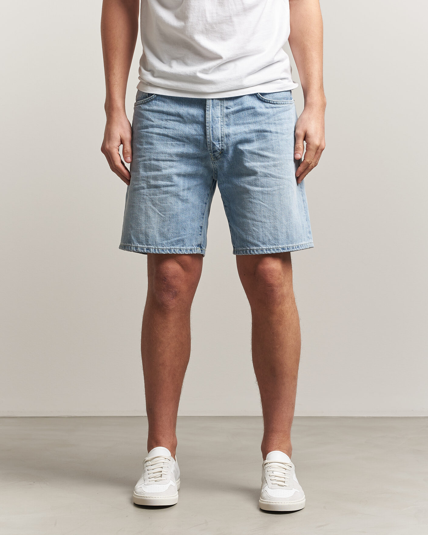 Heren | Korte broek | Dondup | Tony Denim Shorts Light Blue
