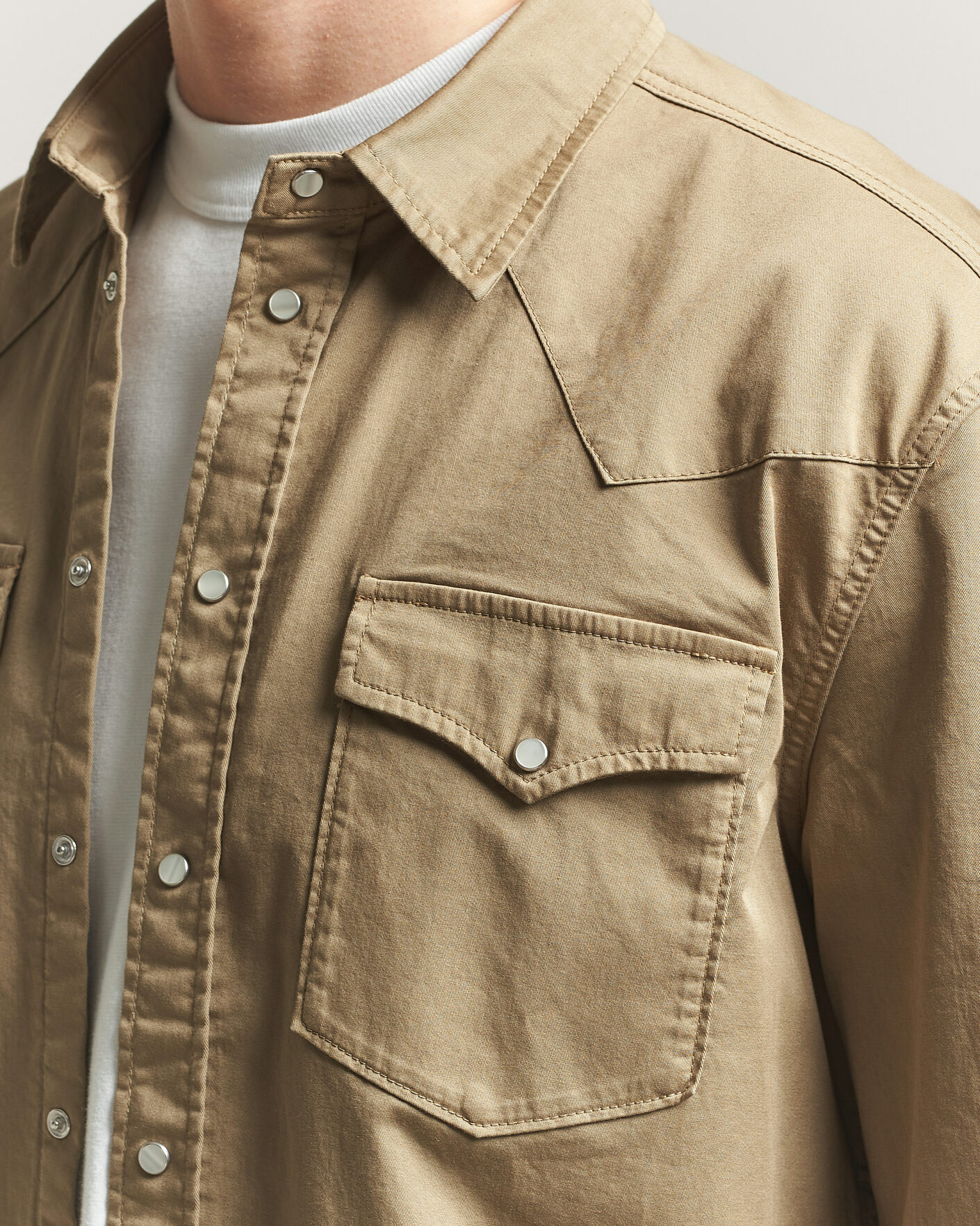 Heren | Overhemden | Dondup | Regular Fit Shirt Beige