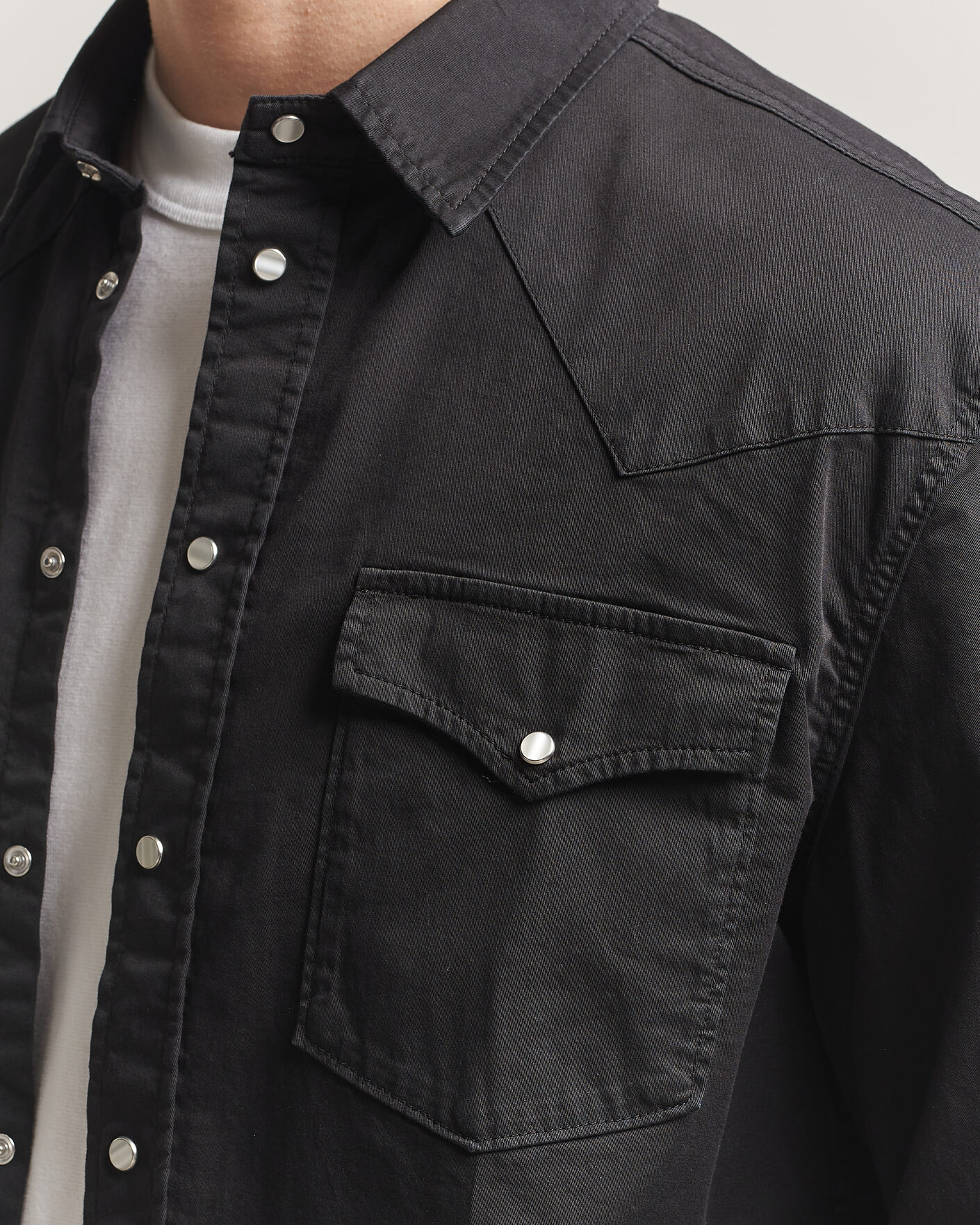 Heren | Overhemden | Dondup | Regular Fit Shirt Washed Black