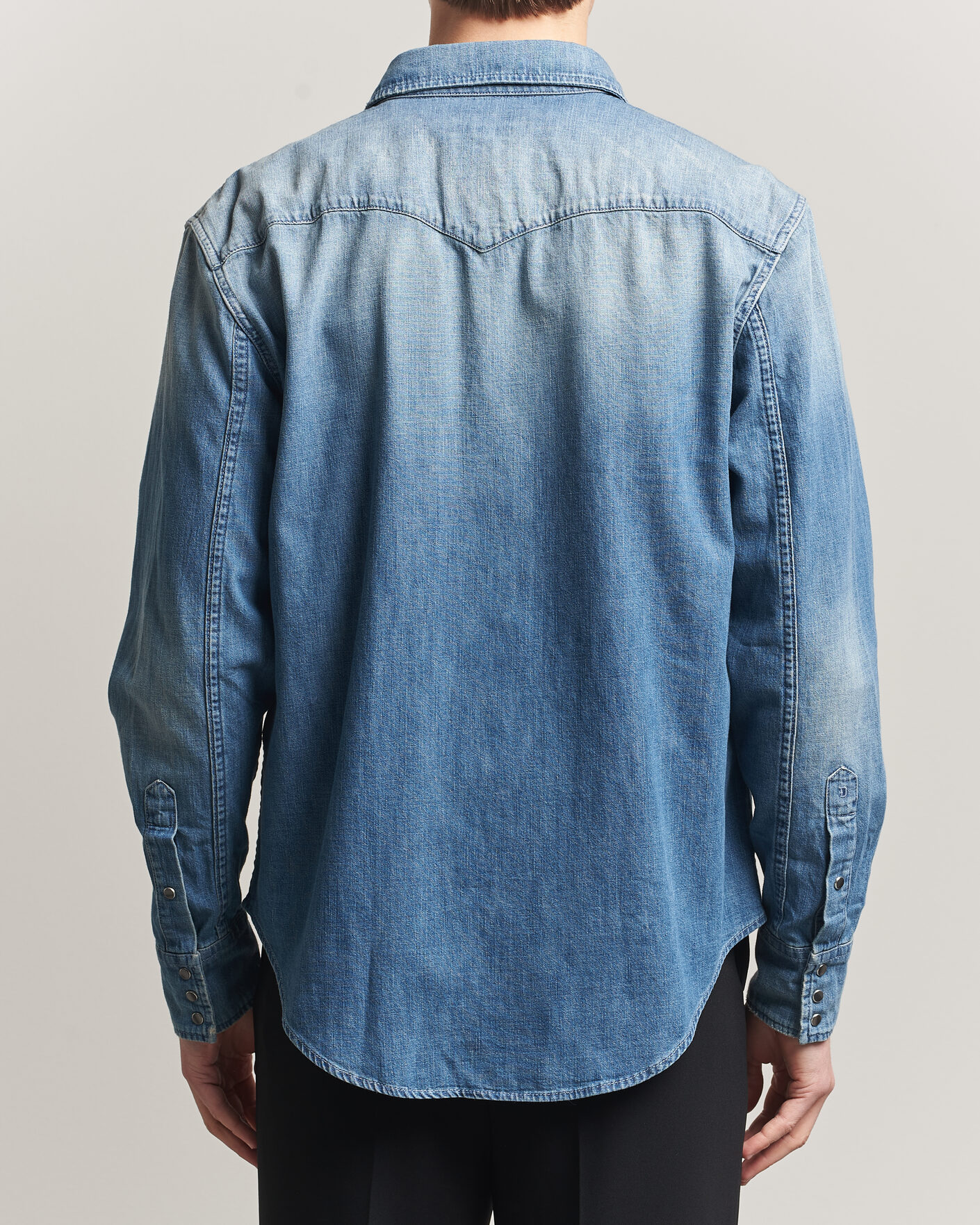 Heren | Overhemden | Dondup | Regular Fit Denim Shirt Medium Blue