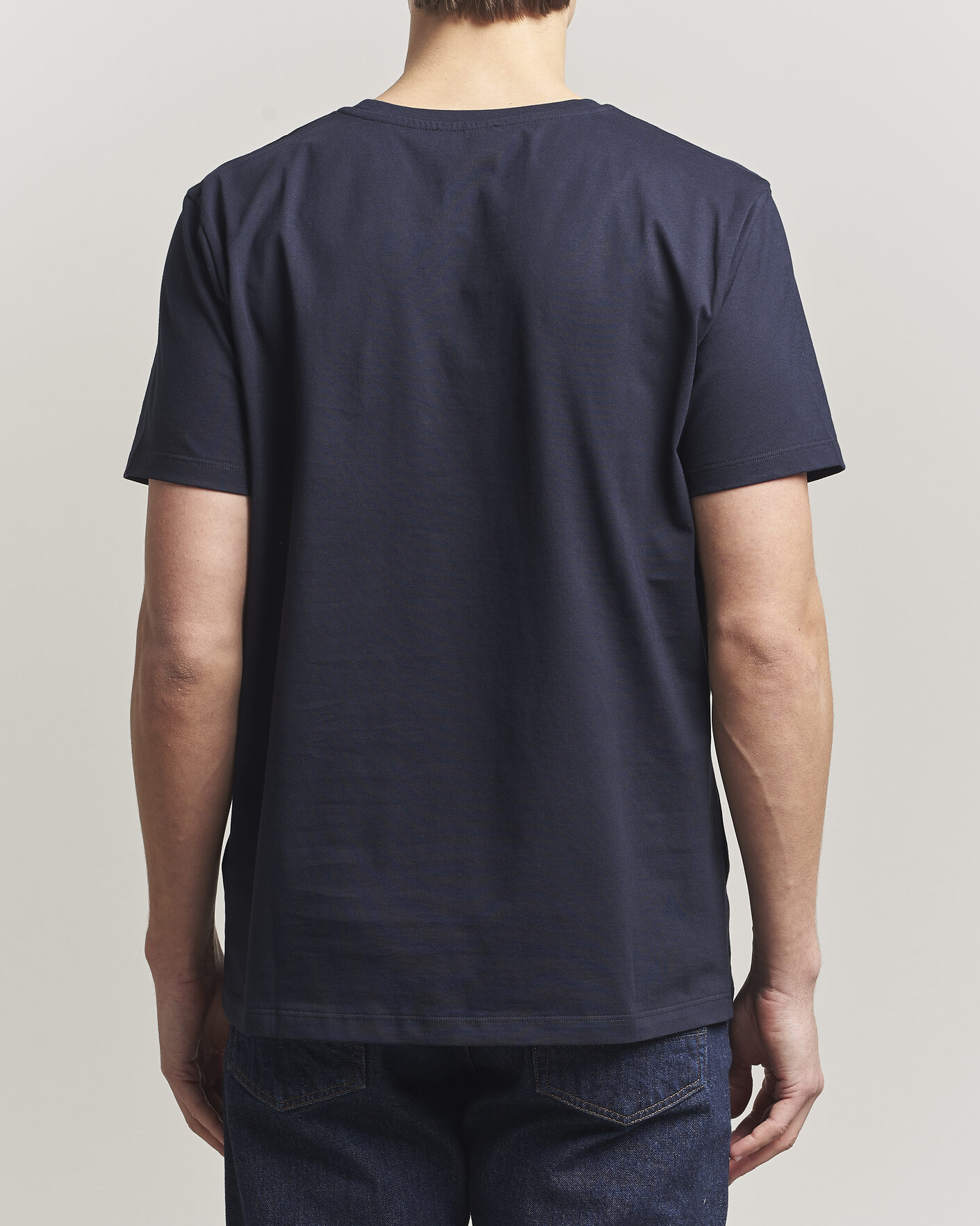 Heren | T-shirts | Dondup | Logo Crew Neck T-Shirt Navy