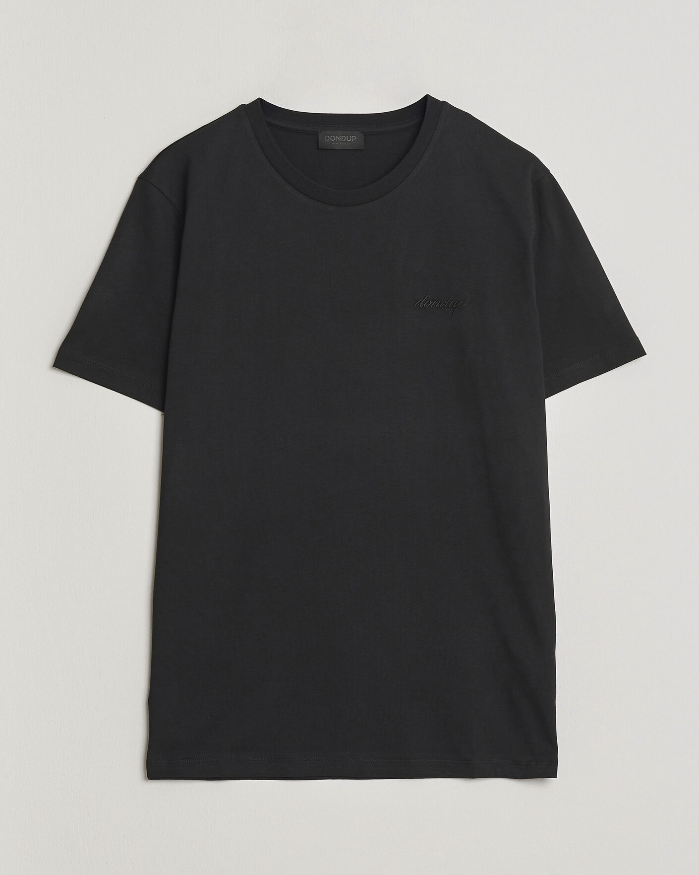 Heren | T-shirts | Dondup | Logo Crew Neck T-Shirt Black