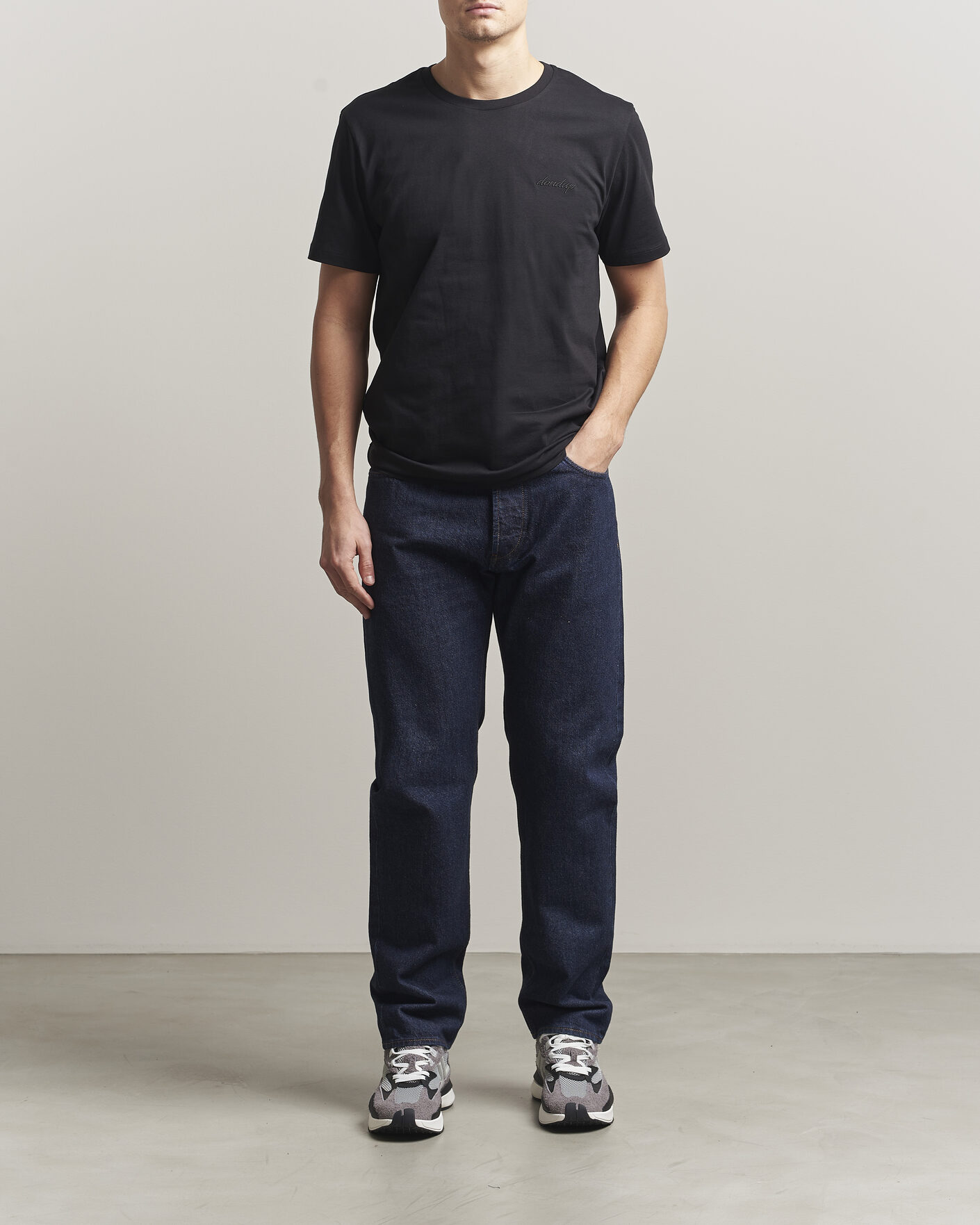 Heren | T-shirts | Dondup | Logo Crew Neck T-Shirt Black