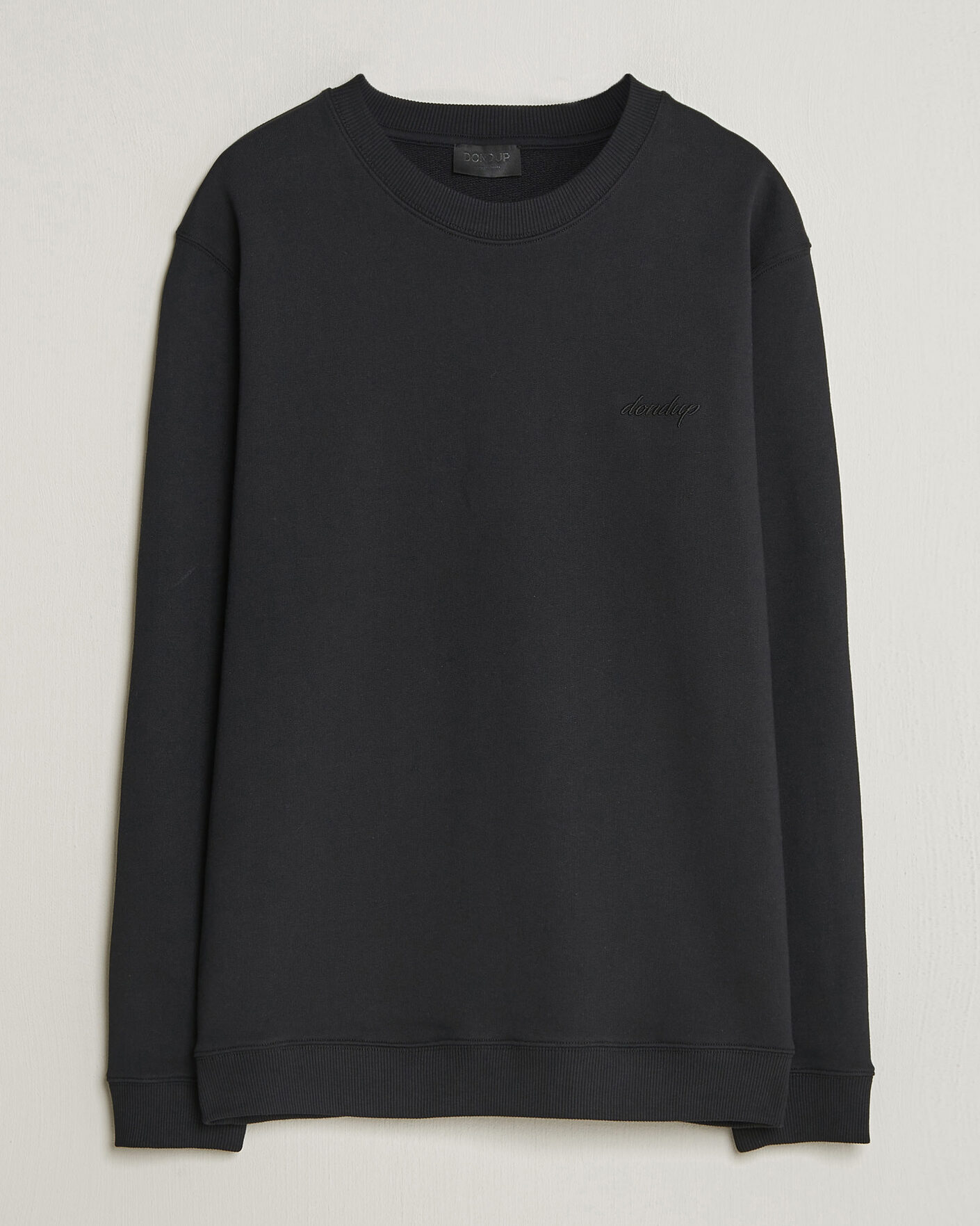 Heren | Truien | Dondup | Logo Crew Neck Sweatshirt Black