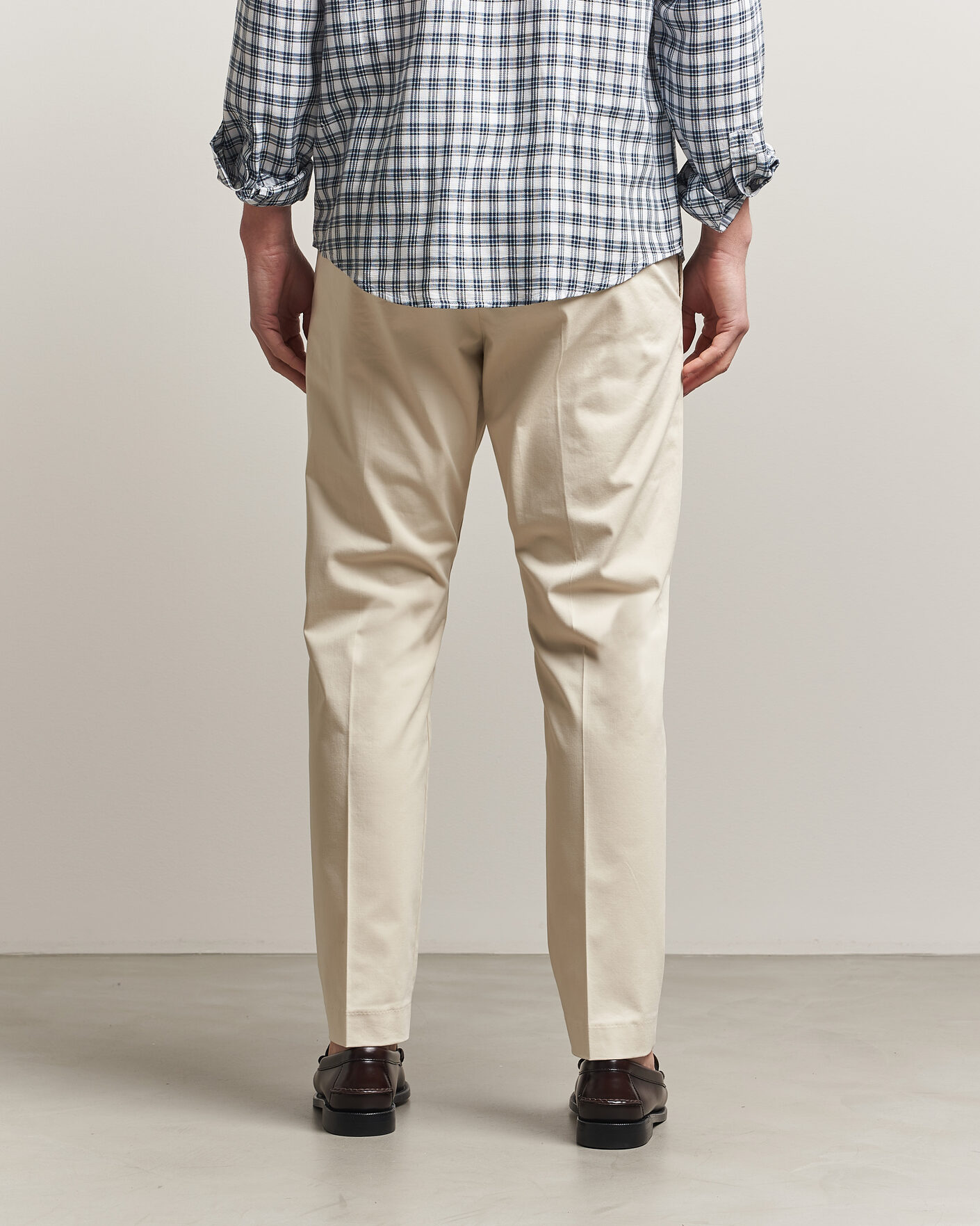 Heren | Broeken | NN07 | Bill Pleated Trousers Ivory