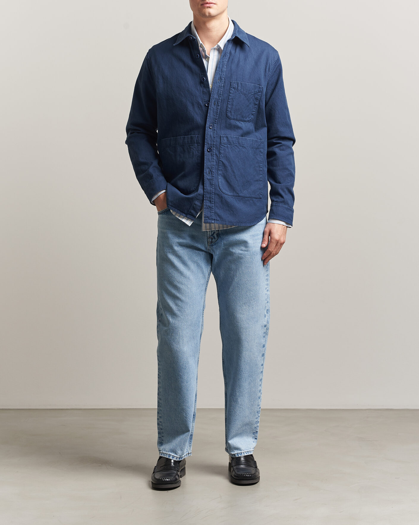 Heren | Overhemden | NN07 | Sonny Regular Fit Jeans Light Indigo