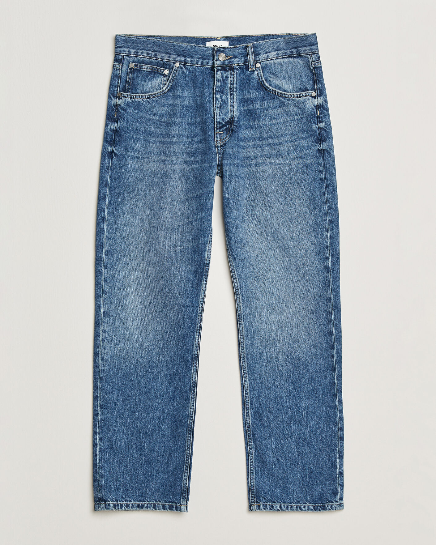 Heren | Jeans | NN07 | Sonny Regular Fit Jeans Blue Distressed