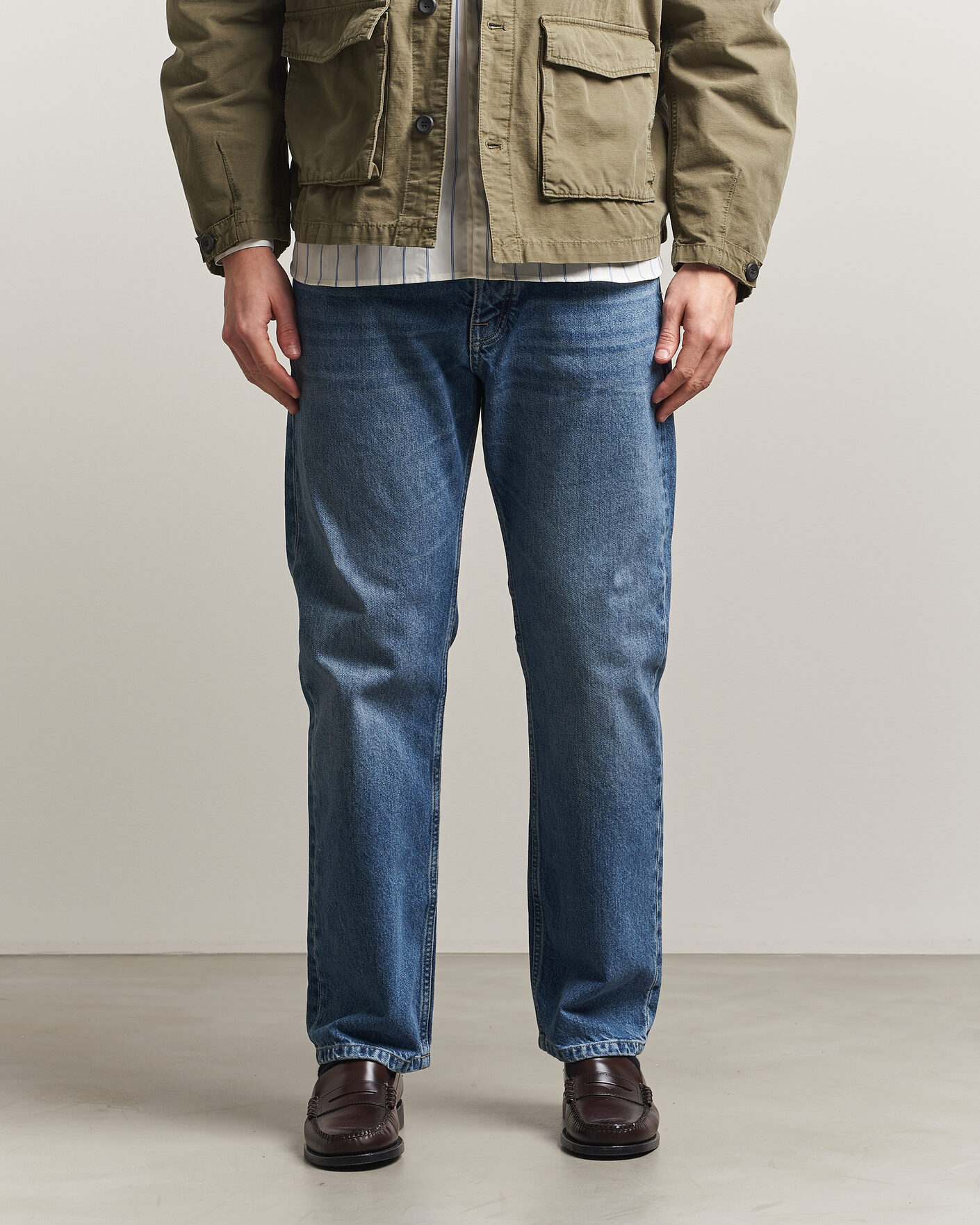 Heren | Jeans | NN07 | Sonny Regular Fit Jeans Blue Distressed