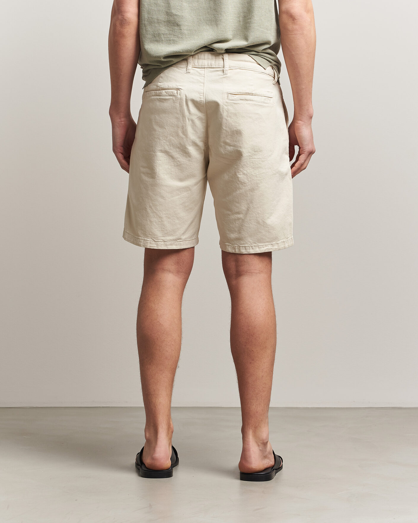 Heren | Korte broek | NN07 | Aden Regular Fit Chino Shorts Ivory