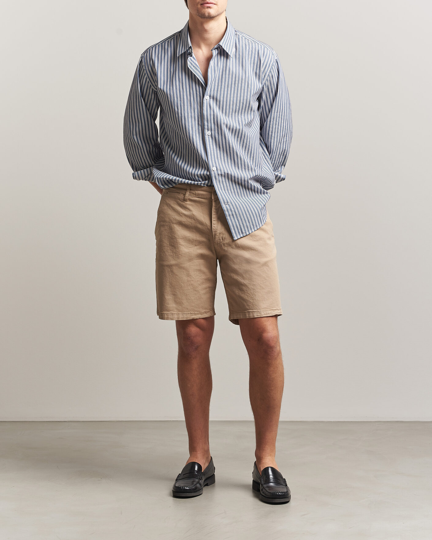 Heren | Korte broek | NN07 | Aden Regular Fit Chino Shorts Desert Khaki