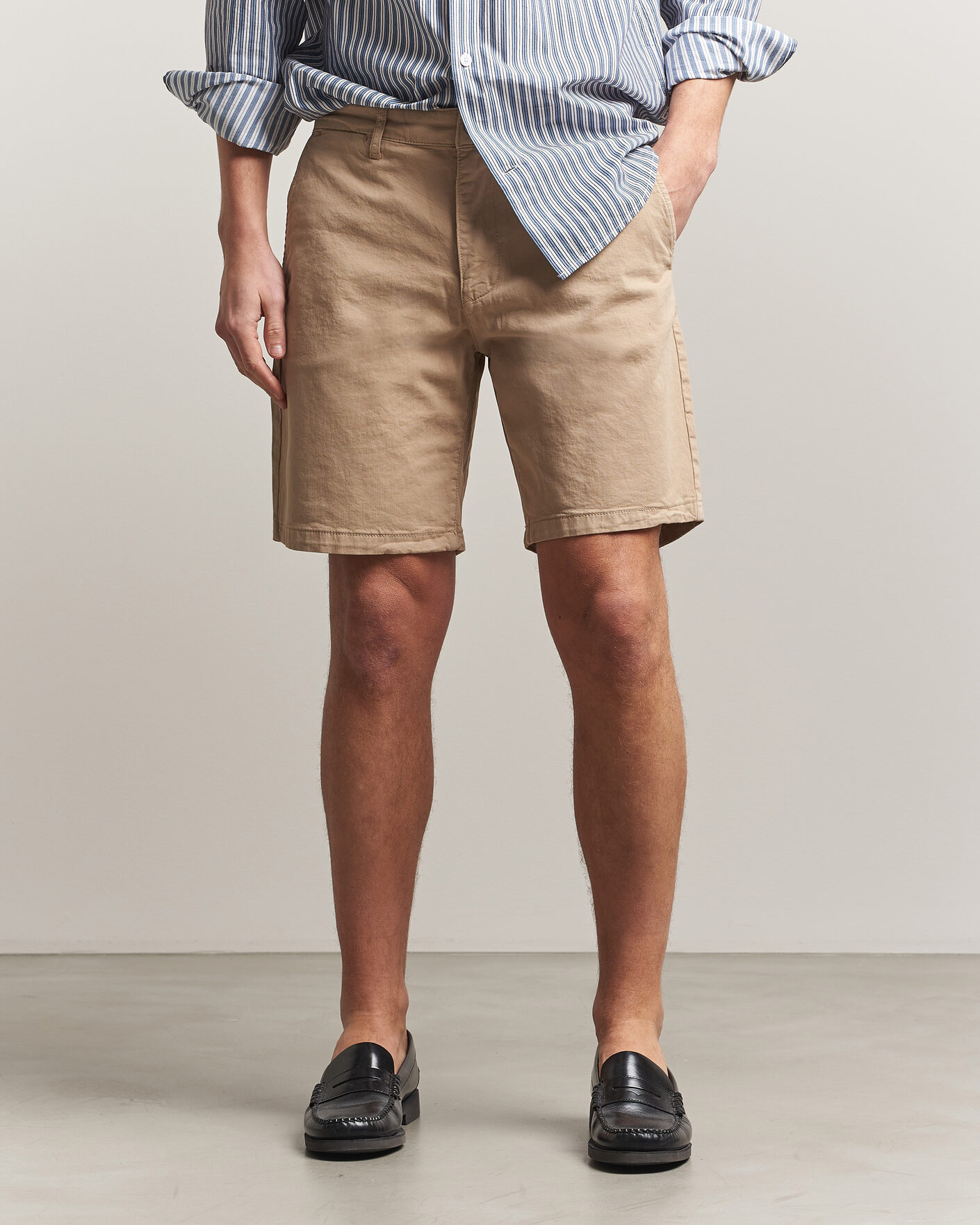 Heren | Korte broek | NN07 | Aden Regular Fit Chino Shorts Desert Khaki