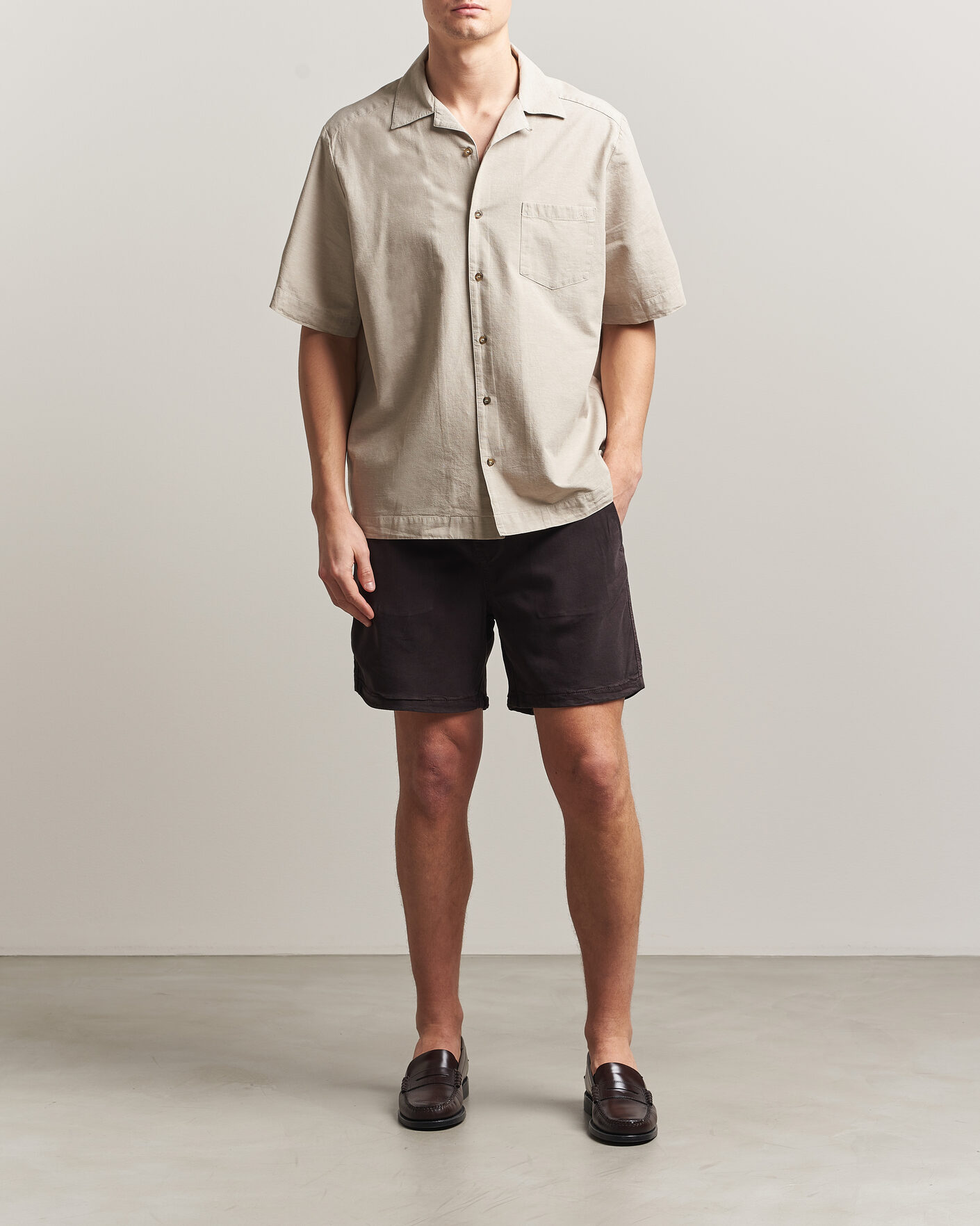 Heren | Korte broek | NN07 | Gregor Drawstring Shorts Deep Truffle