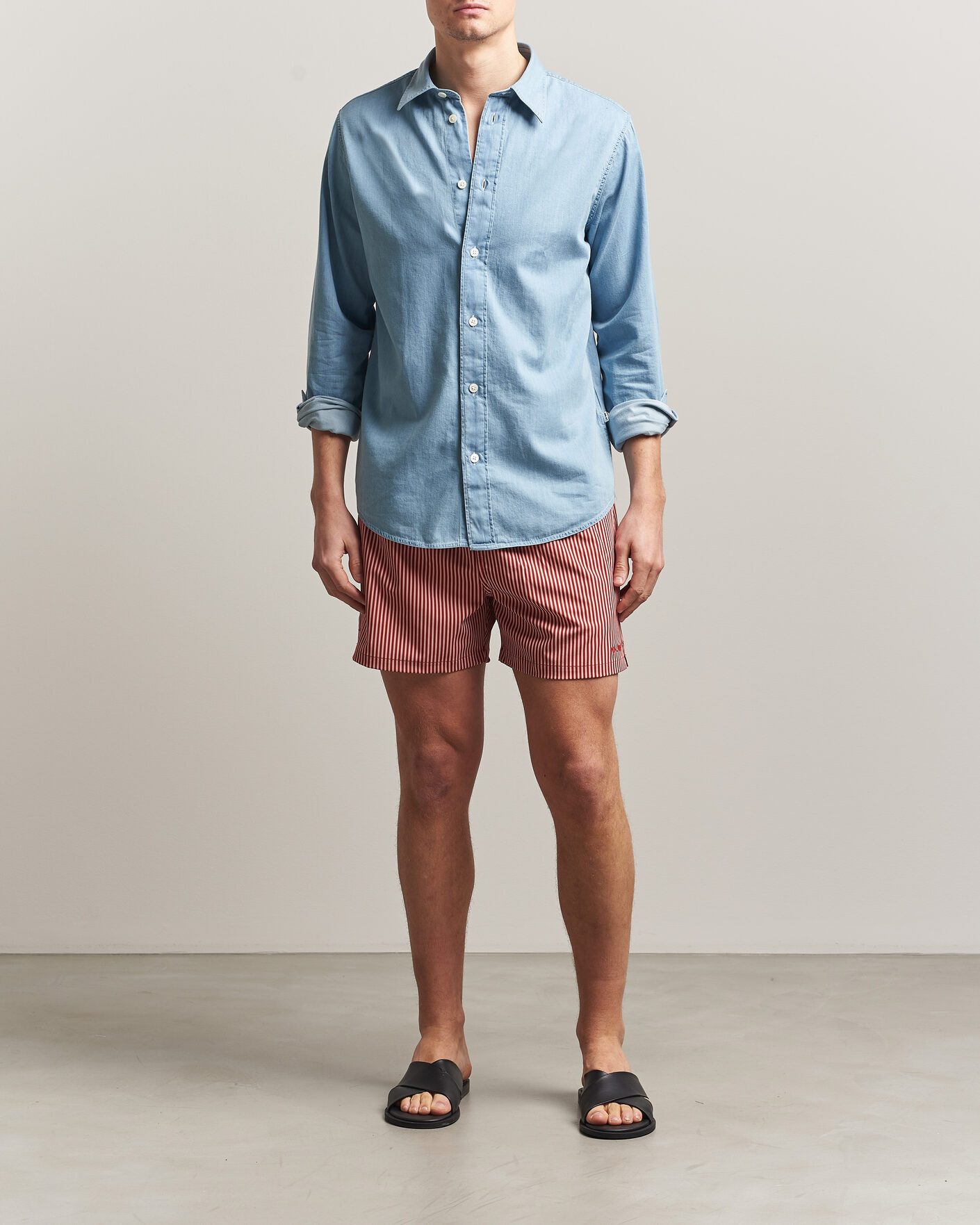 Heren | Zwembroek | NN07 | Holiday Swimshorts Red/White