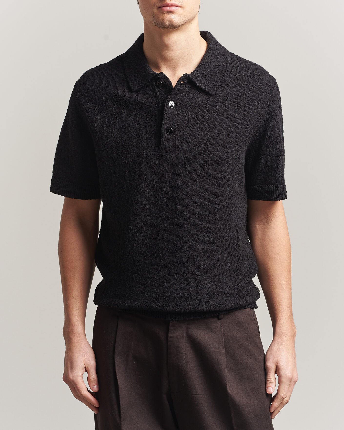 Heren | Polo's | NN07 | Randy Knitted Polo Black