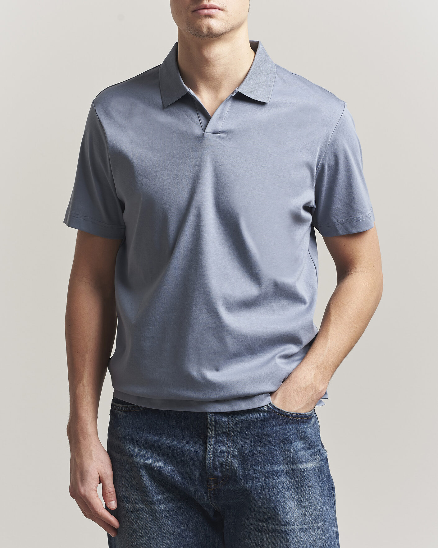 Heren | Polo's | NN07 | Paul Polo Stone Blue