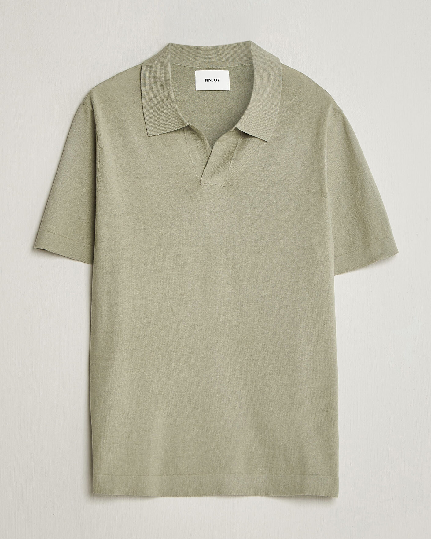 Heren | Polo's | NN07 | Ryan Cotton/Linen Polo Sage Green