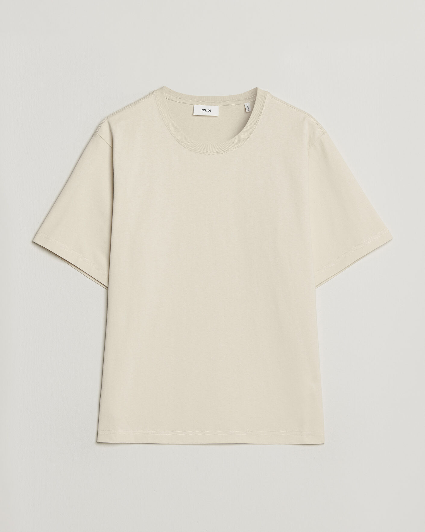 Heren | T-shirts | NN07 | Jett Washed Printed Crew Neck T-Shirt Ivory