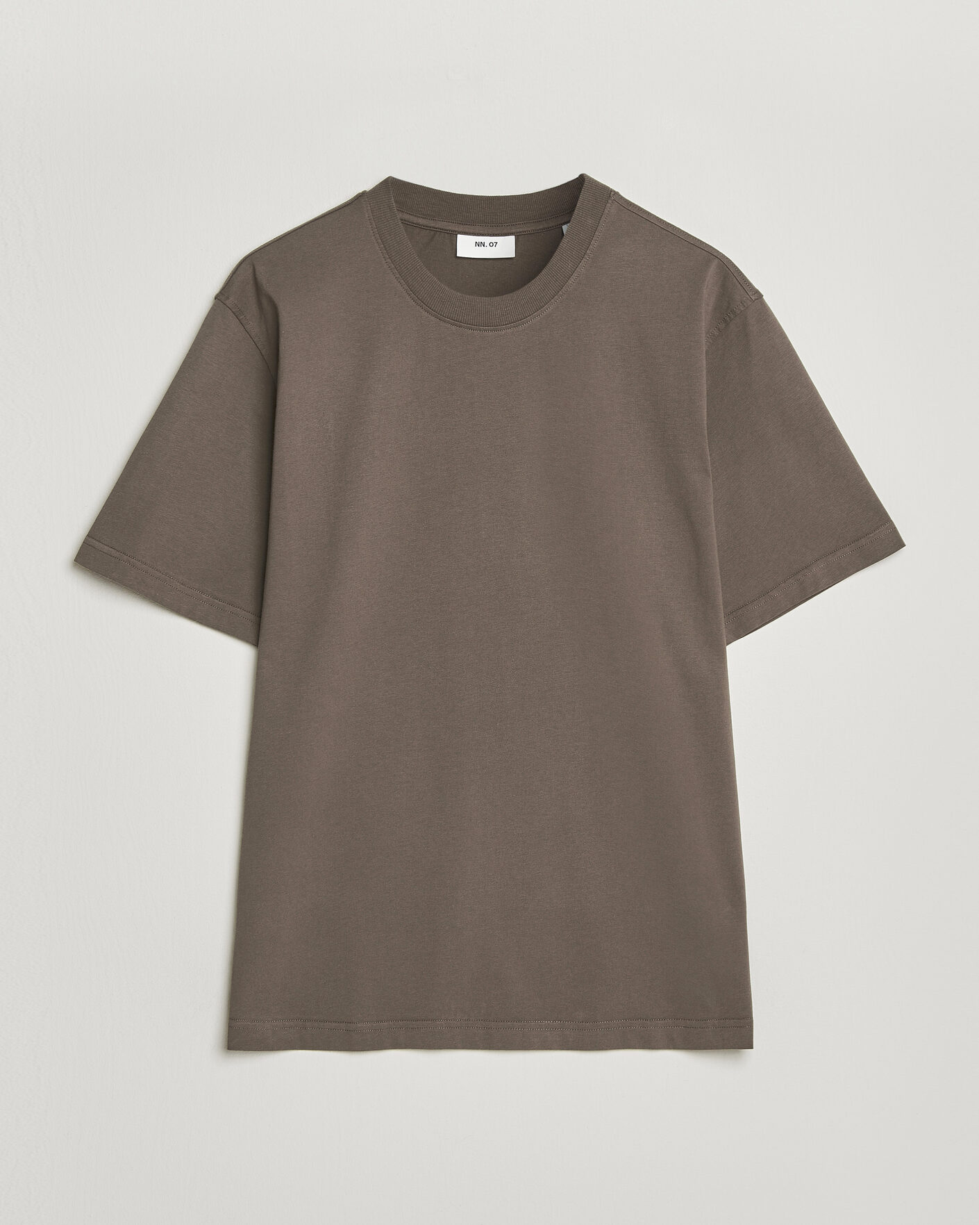 Heren | T-shirts | NN07 | Adam Pima Crew Neck T-Shirt Mable Husk