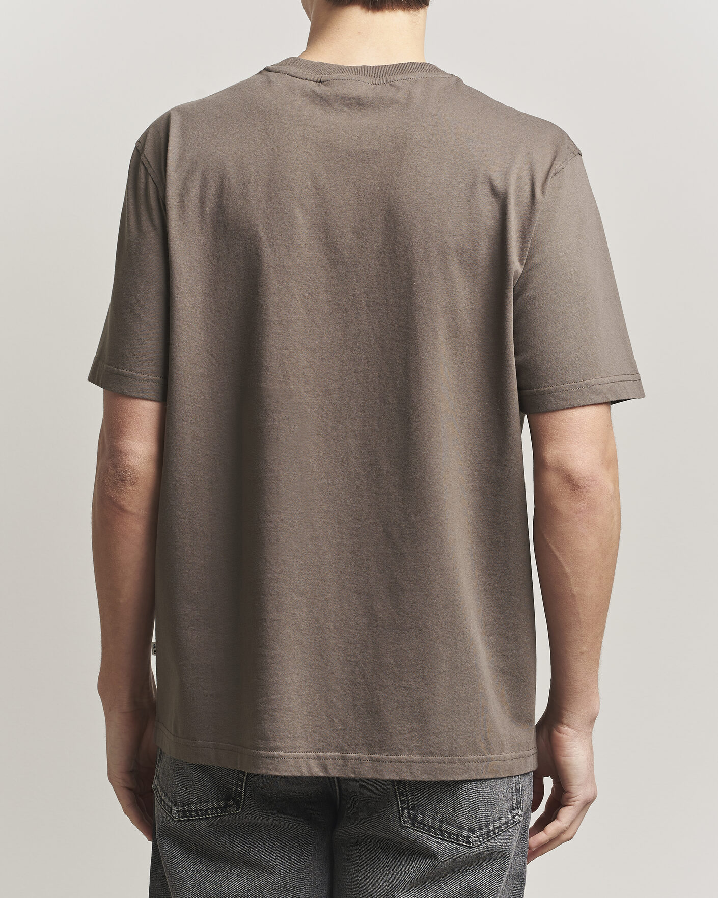 Heren | T-shirts | NN07 | Adam Pima Crew Neck T-Shirt Mable Husk