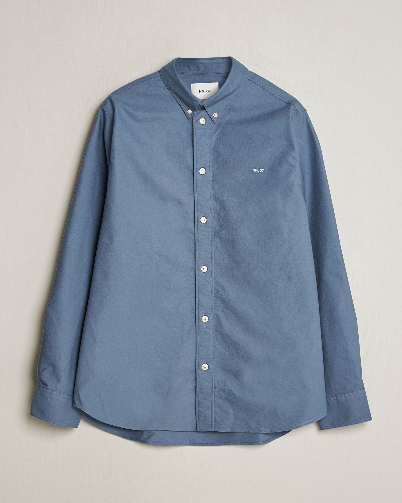 Heren | Overhemden | NN07 | Colby Oxford Shirt Stone Blue