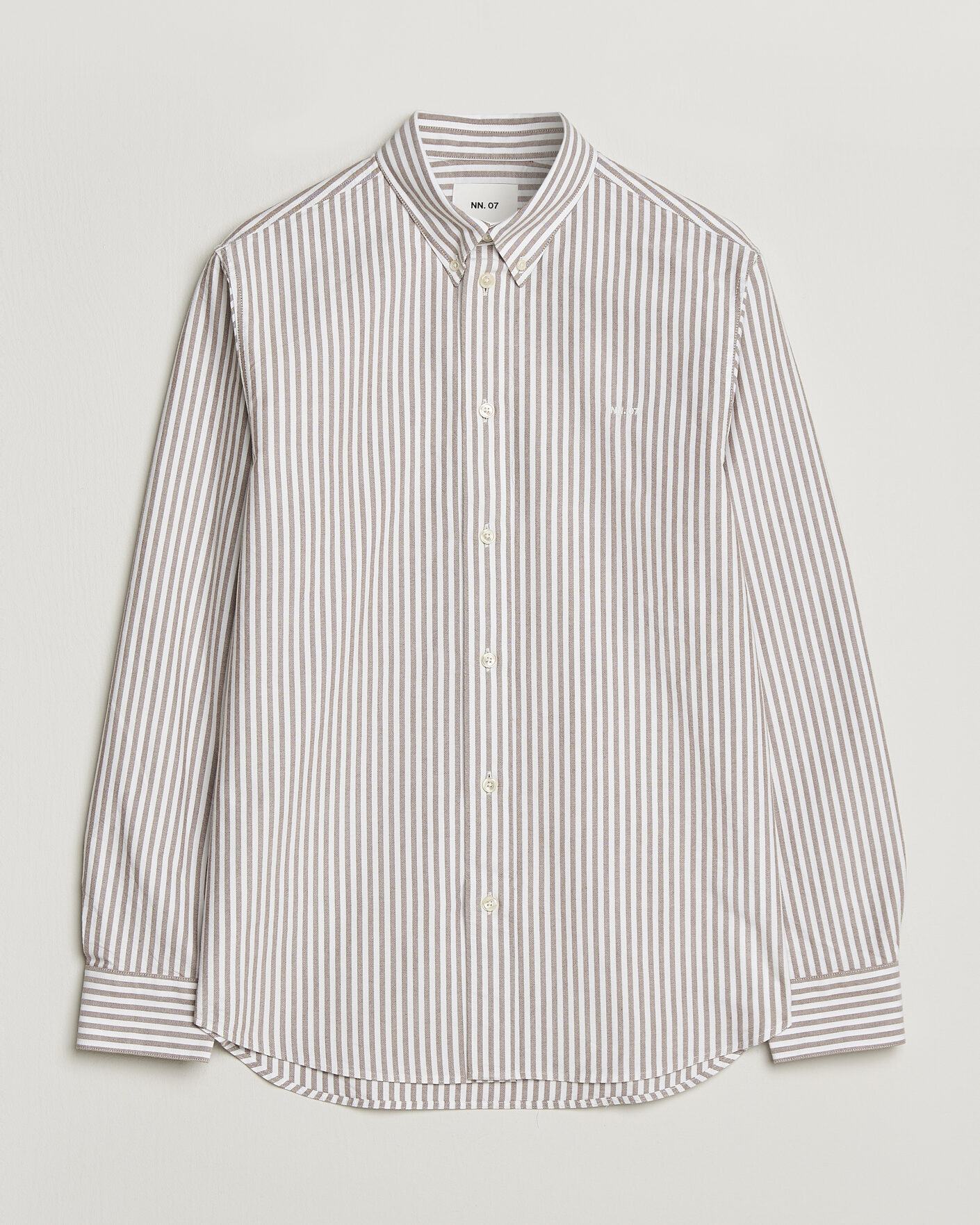 Heren | Overhemden | NN07 | Colby Oxford Shirt Terracotta/White