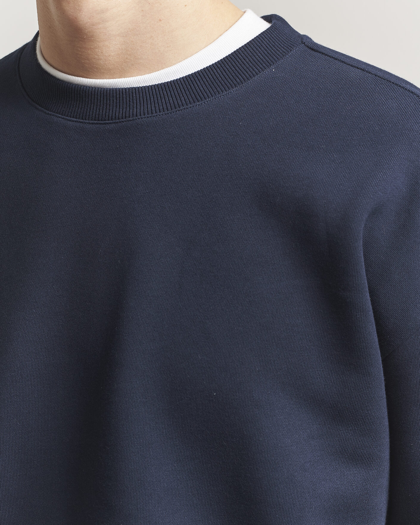 Heren | Truien | NN07 | David Crew Neck Sweatshirt Navy Blue