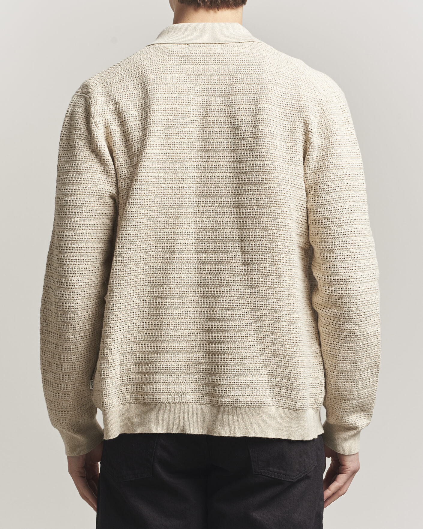 Heren | Truien | NN07 | Gustav Knitted Full Zip Ivory