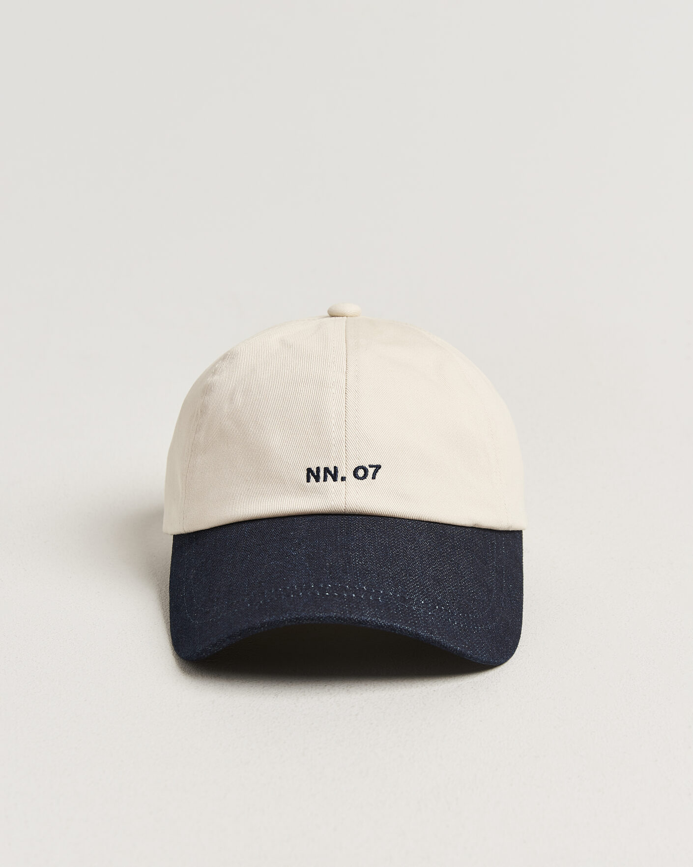 Heren | Hoeden en petten | NN07 | Logo Cap Raw Indigo