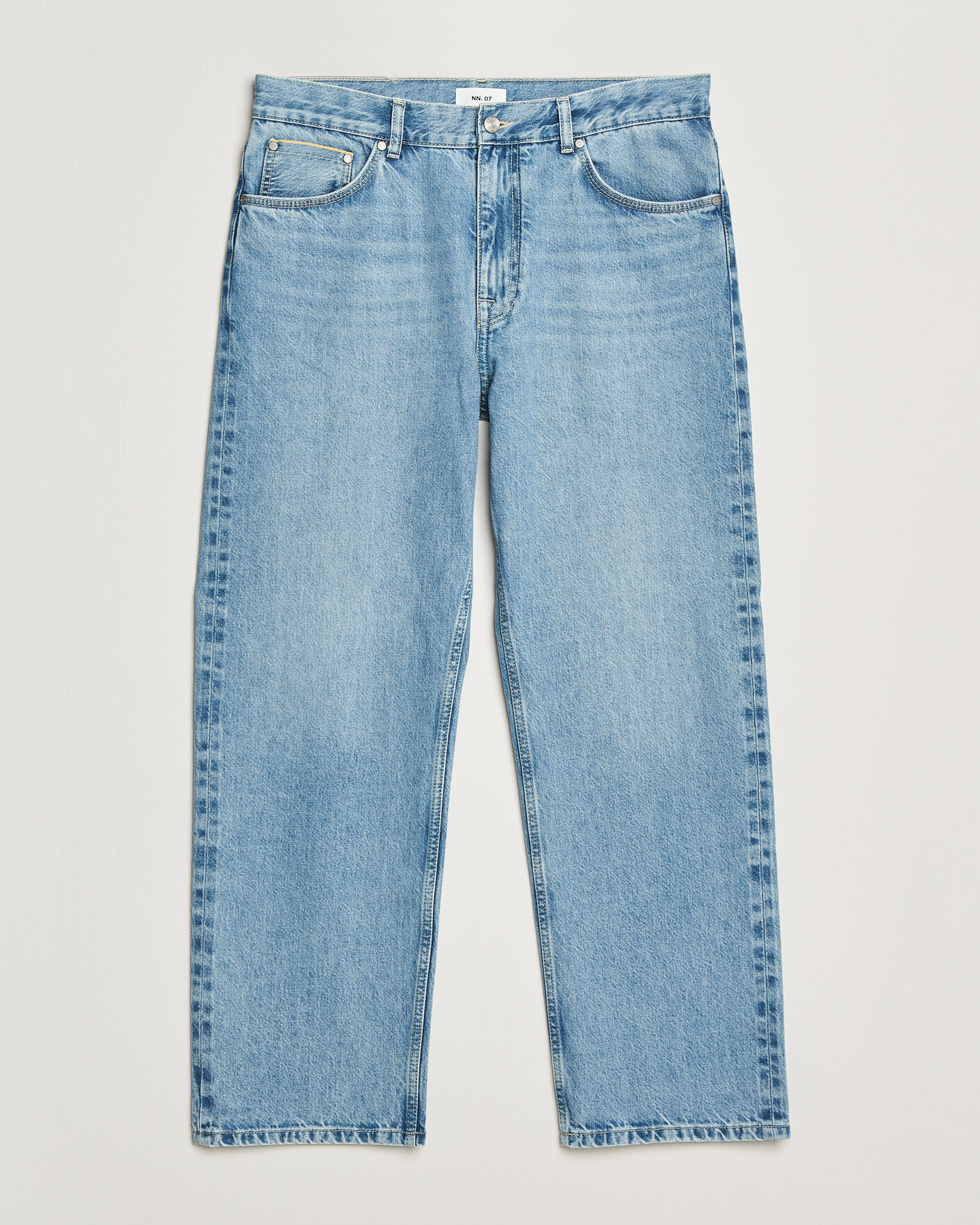 Heren | Overhemden | NN07 | Otis Loose Fit Selvedge Jeans Light Blue
