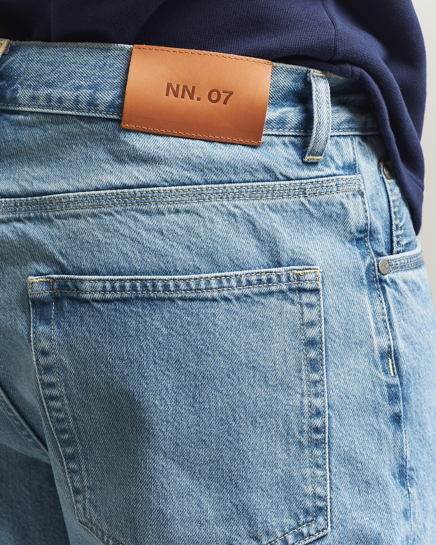 Heren | Overhemden | NN07 | Otis Loose Fit Selvedge Jeans Light Blue