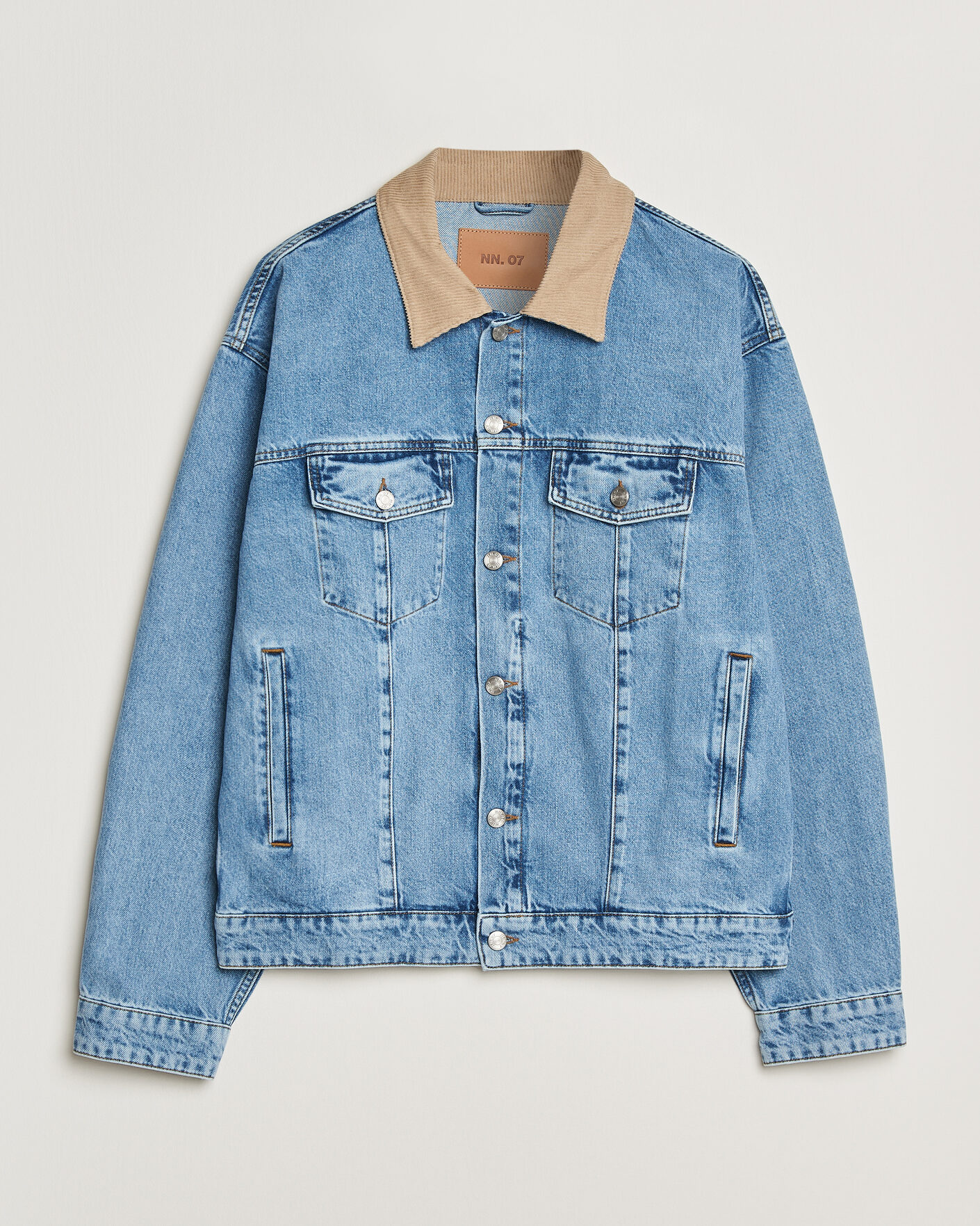 Heren | Jassen | NN07 | Roy Denim Jacket Vintage Blue