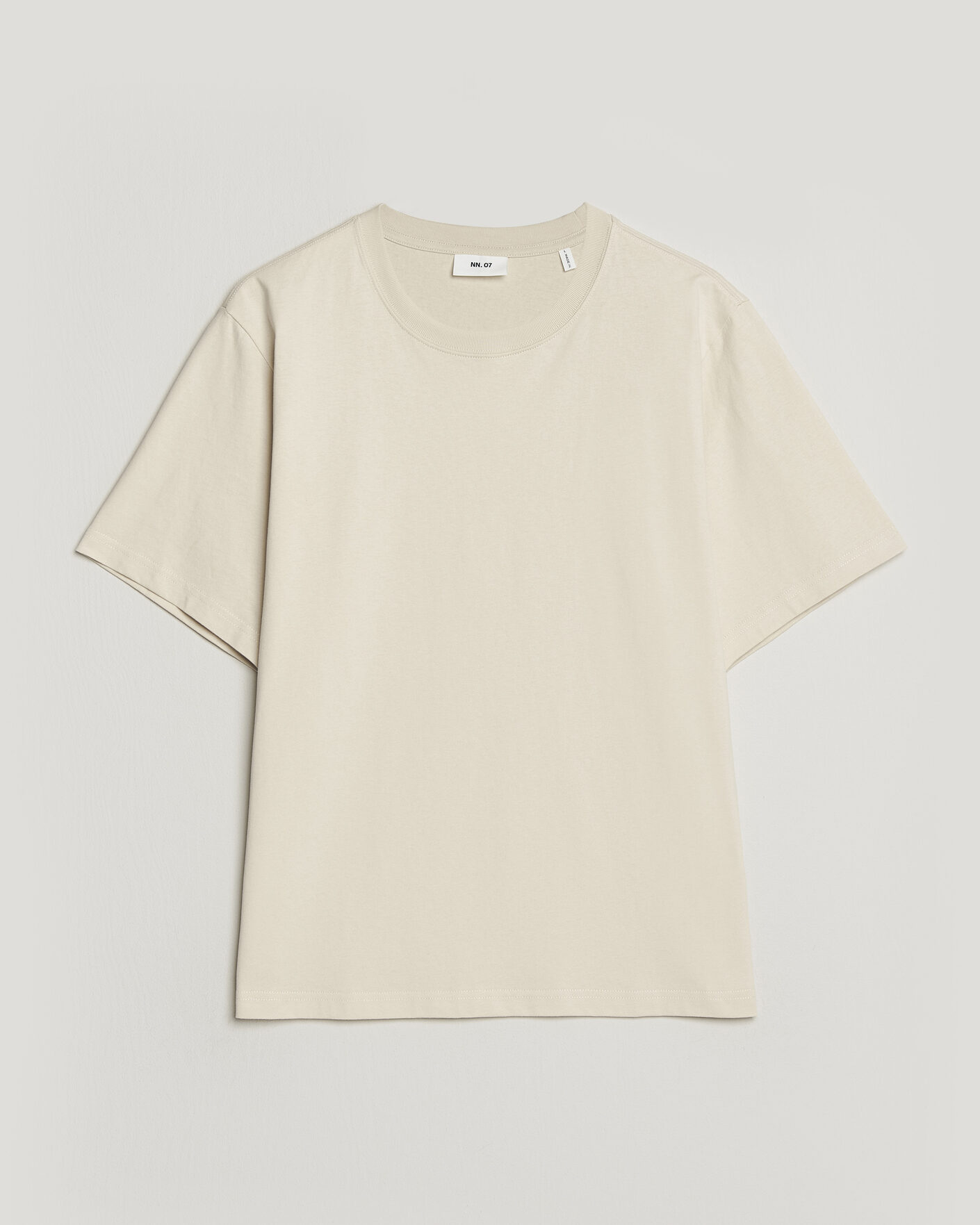 Heren | T-shirts | NN07 | Jett Washed Crew Neck T-Shirt Ivory