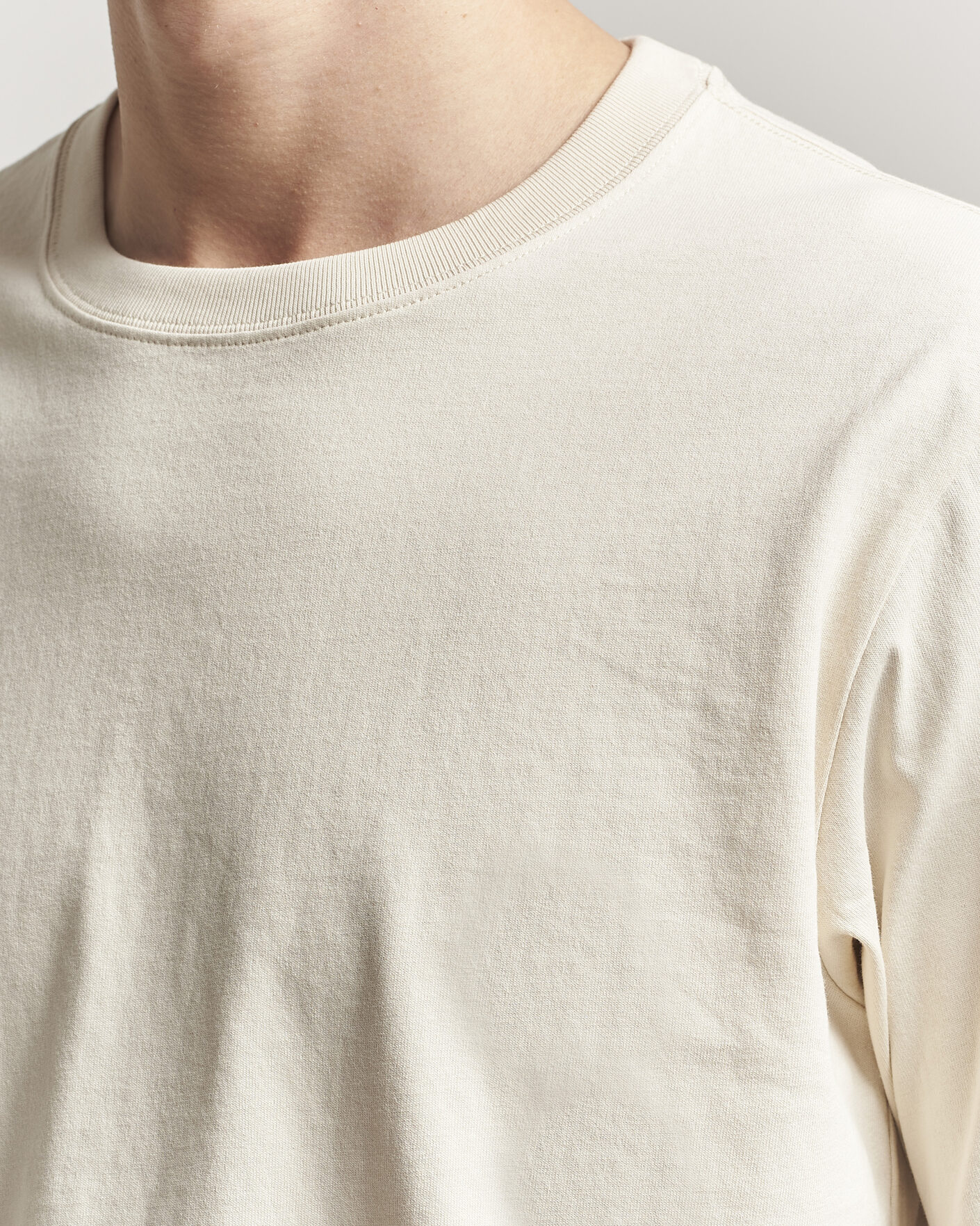 Heren | T-shirts | NN07 | Jett Washed Crew Neck T-Shirt Ivory