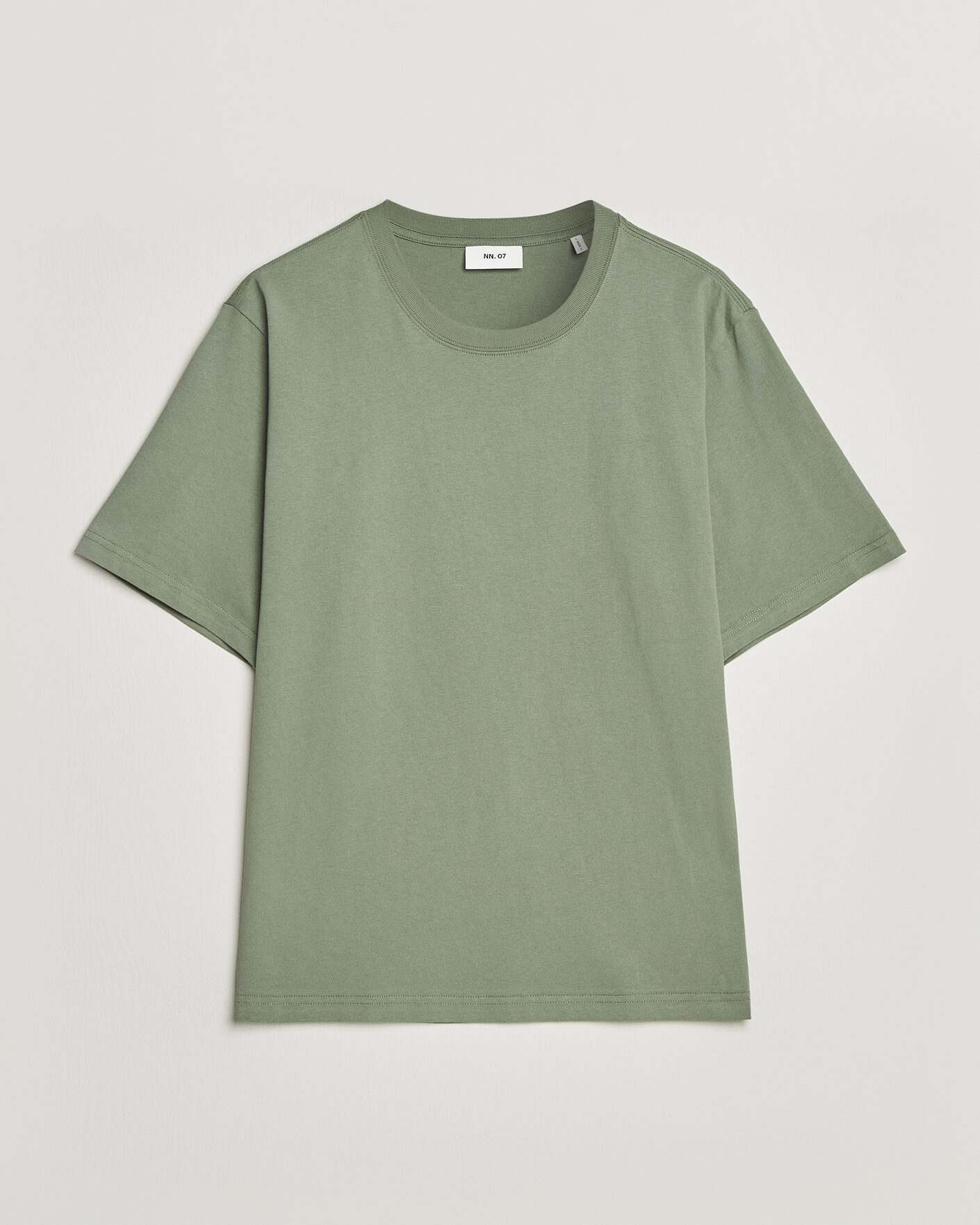 Heren | T-shirts | NN07 | Jett Washed Crew Neck T-Shirt Sea Spray Green