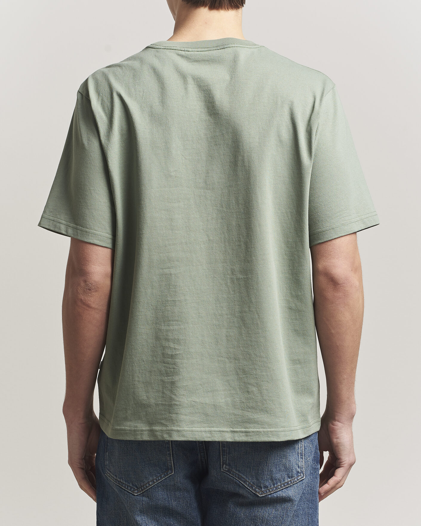 Heren | T-shirts | NN07 | Jett Washed Crew Neck T-Shirt Sea Spray Green