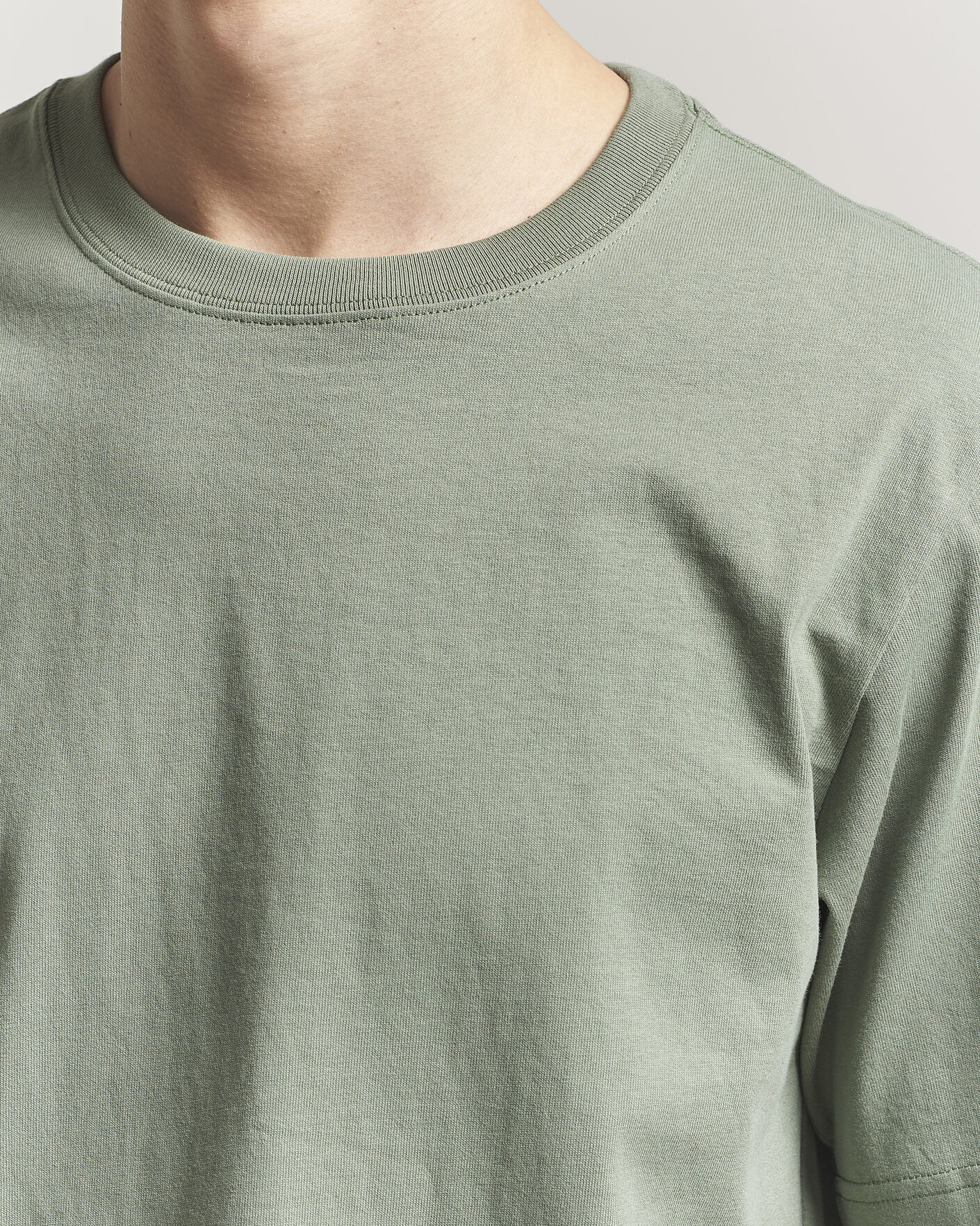 Heren | T-shirts | NN07 | Jett Washed Crew Neck T-Shirt Sea Spray Green
