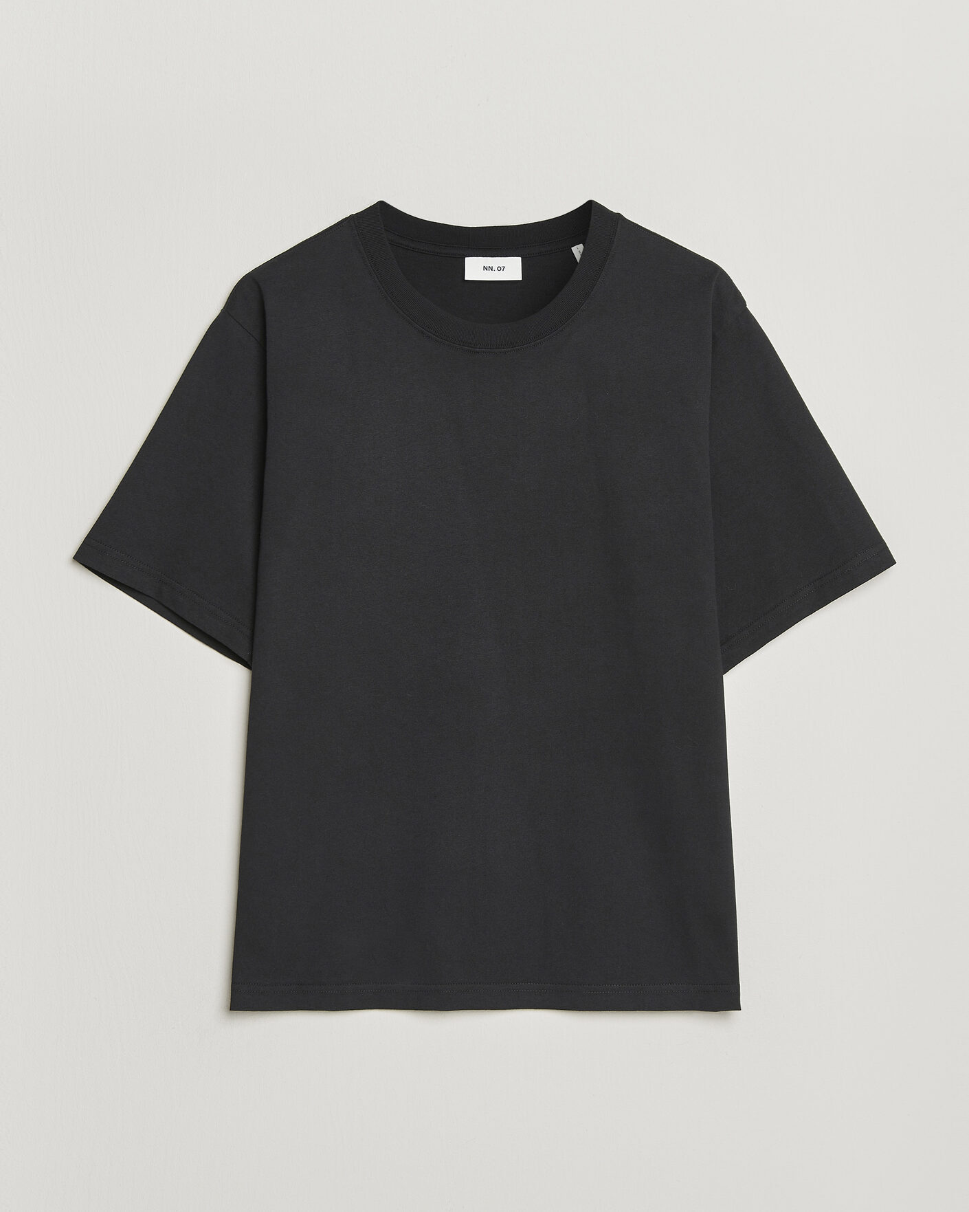 Heren | T-shirts | NN07 | Jett Washed Crew Neck T-Shirt Black