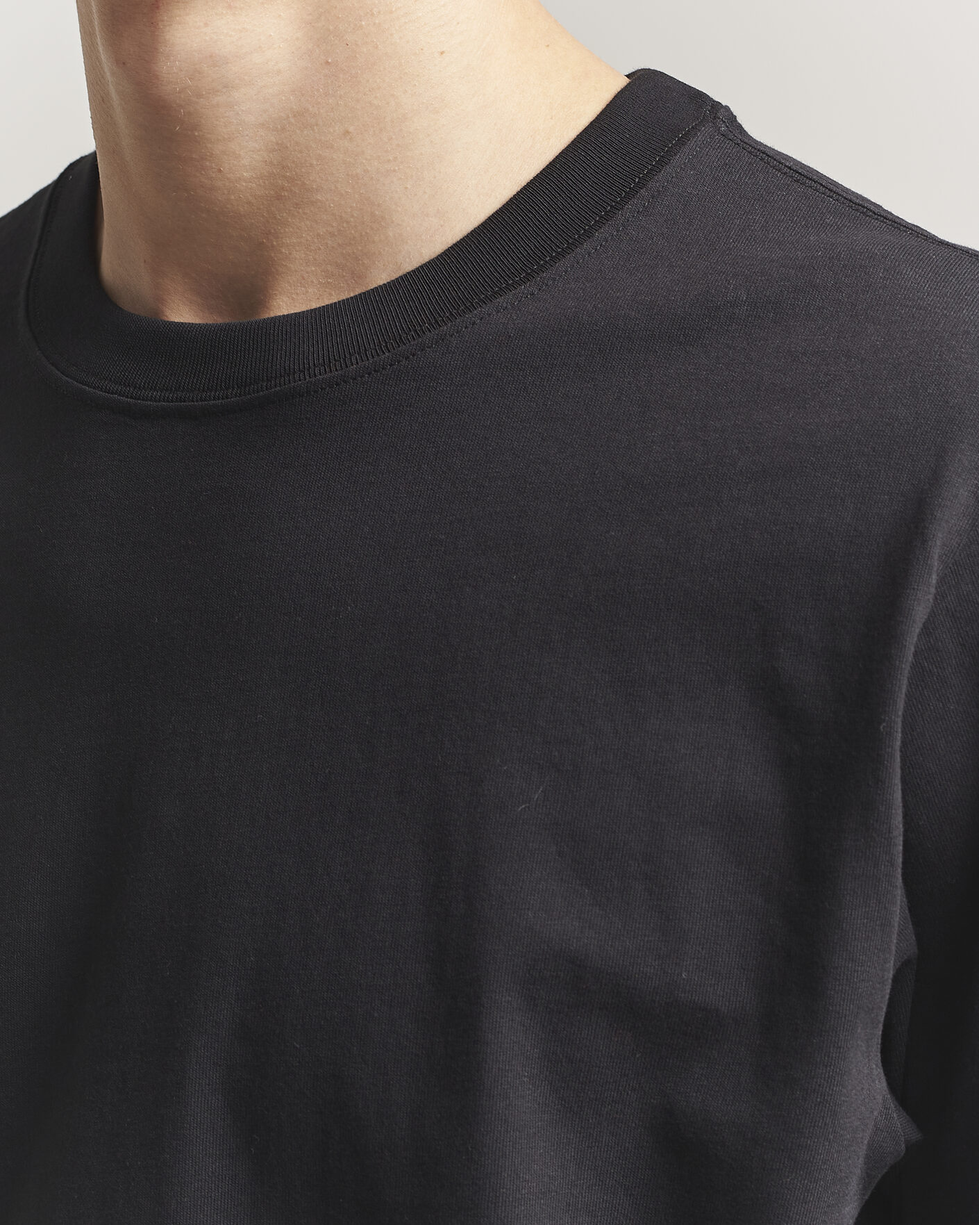 Heren | T-shirts | NN07 | Jett Washed Crew Neck T-Shirt Black