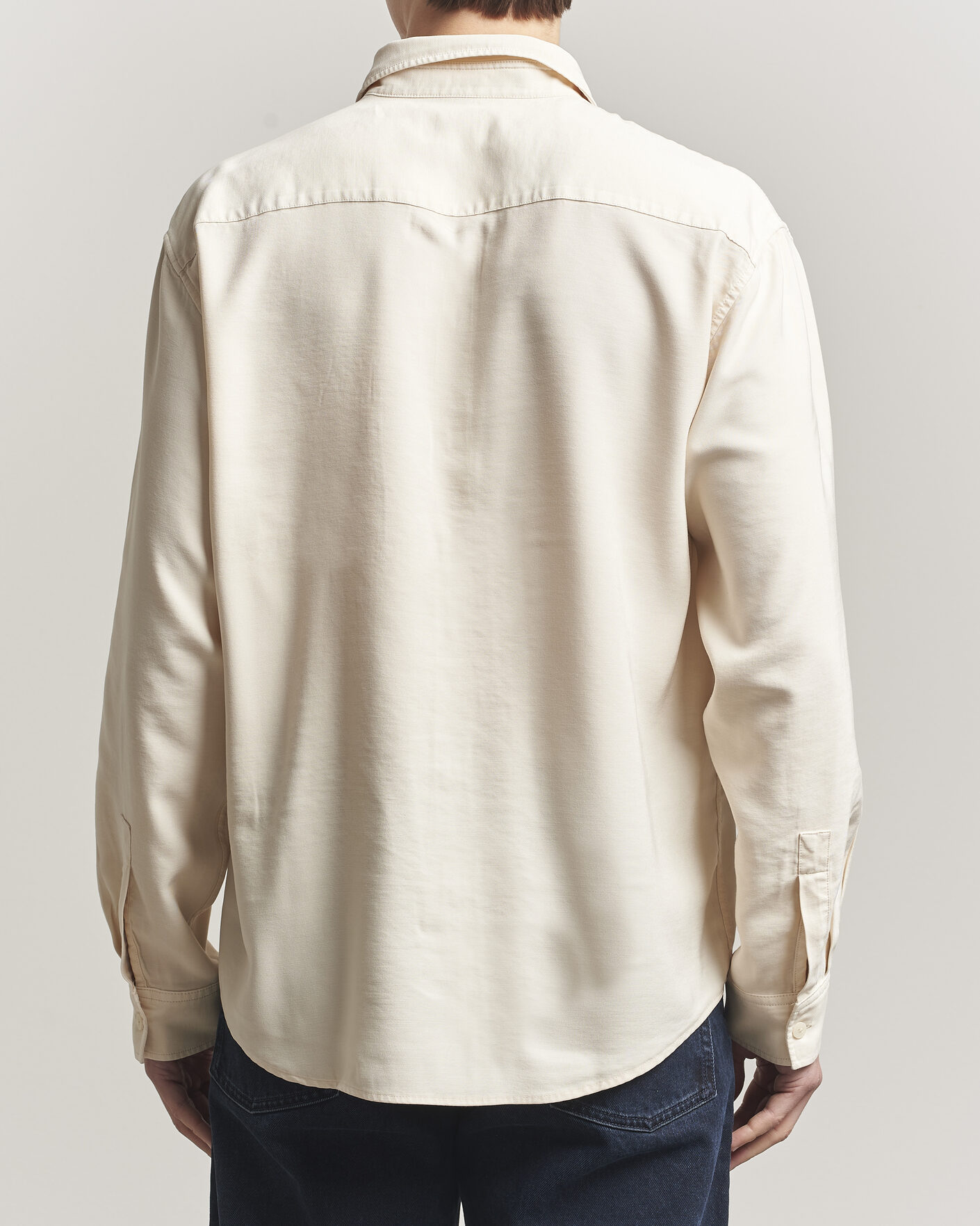Heren | Overhemden | NN07 | Deon Tencel Shirt Ivory