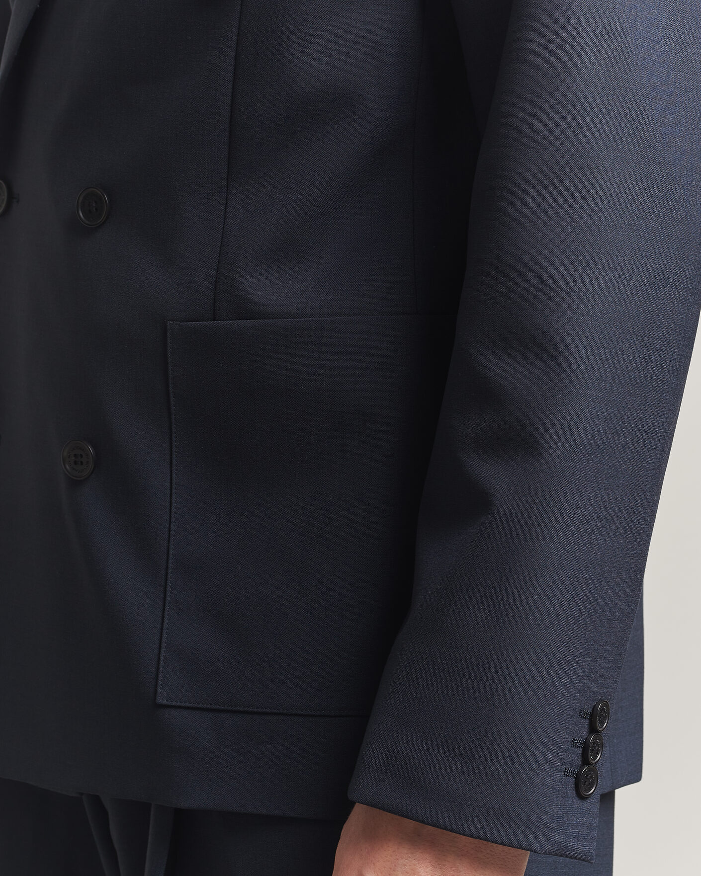 Heren | Blazers | NN07 | Jordin Summer Wool Double Breasted Blazer Deep Navy