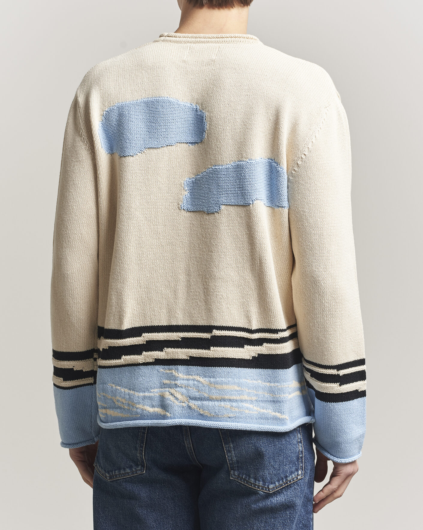 Heren | Truien | NN07 | Mikkel Knitted HQ Printed Sweater Multi